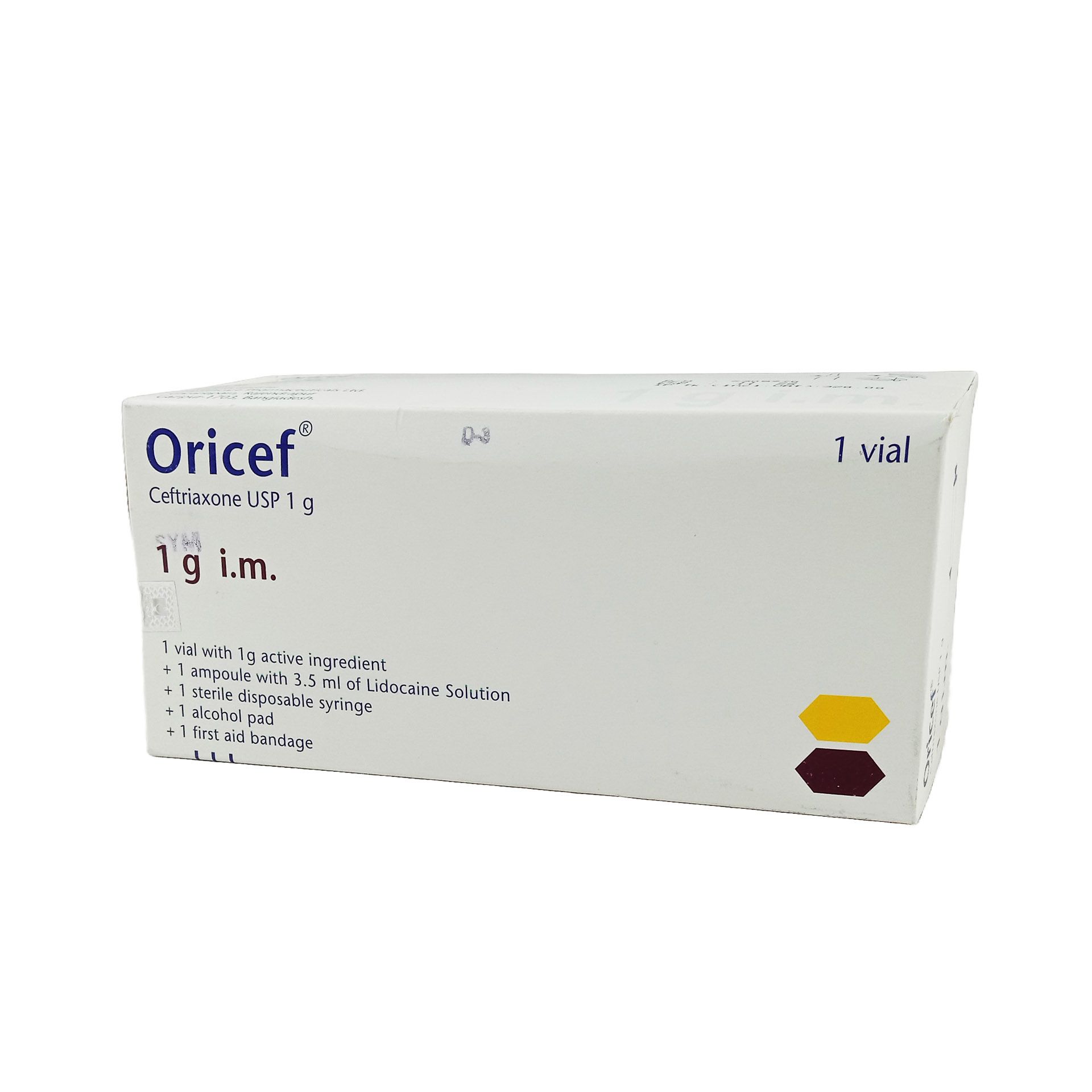 Oricef IM 1gm/vial Injection