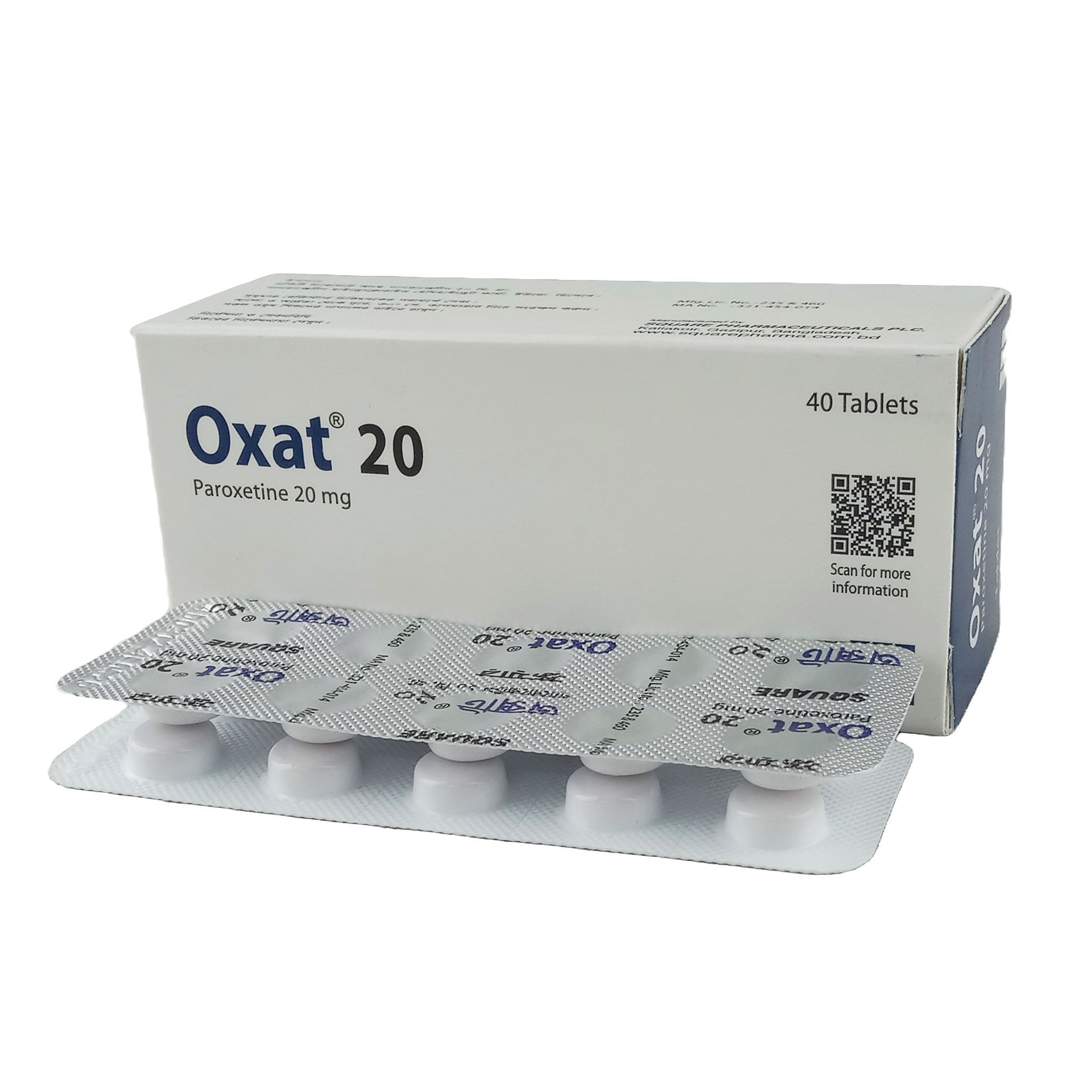 Oxat 20mg Tablet