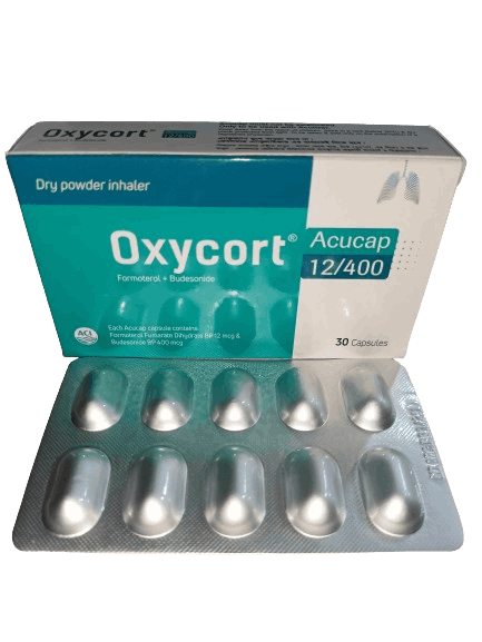 Oxycort 12/400 Acucap 400mcg+12mcg capsule