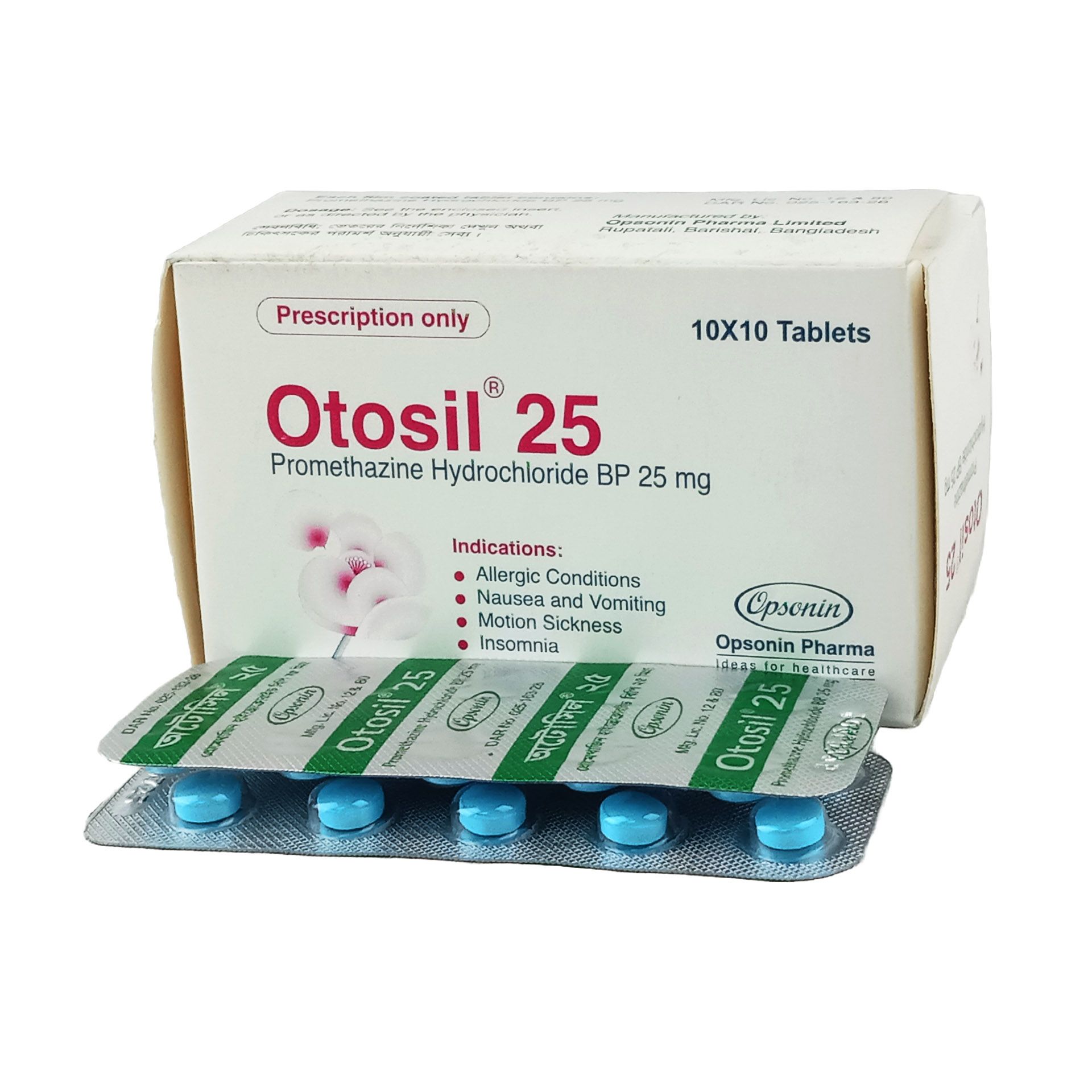 Otosil 25mg Tablet