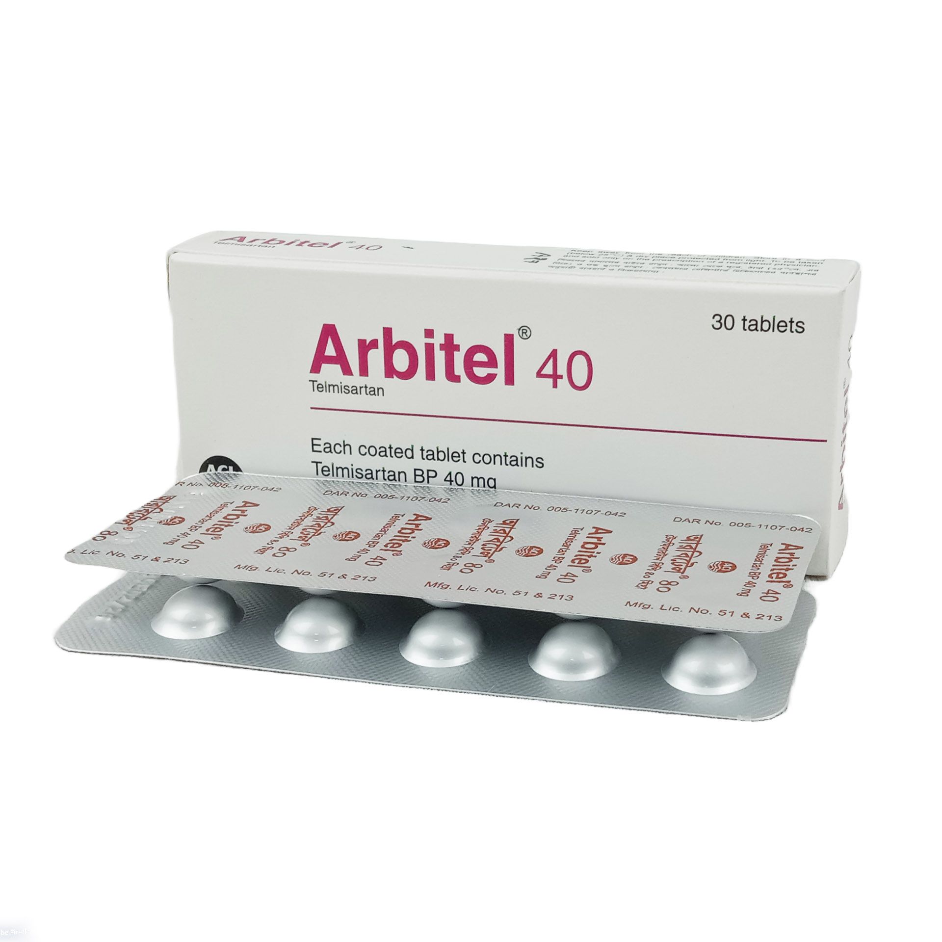 Arbitel 40mg Tablet