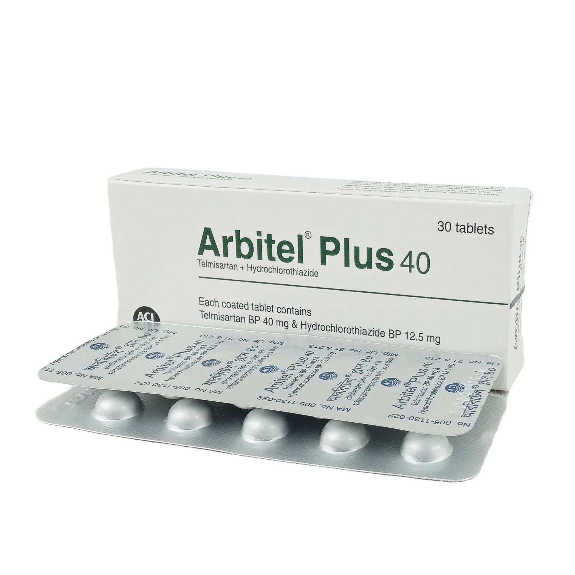 Arbitel Plus 40 12.5mg+40mg Tablet