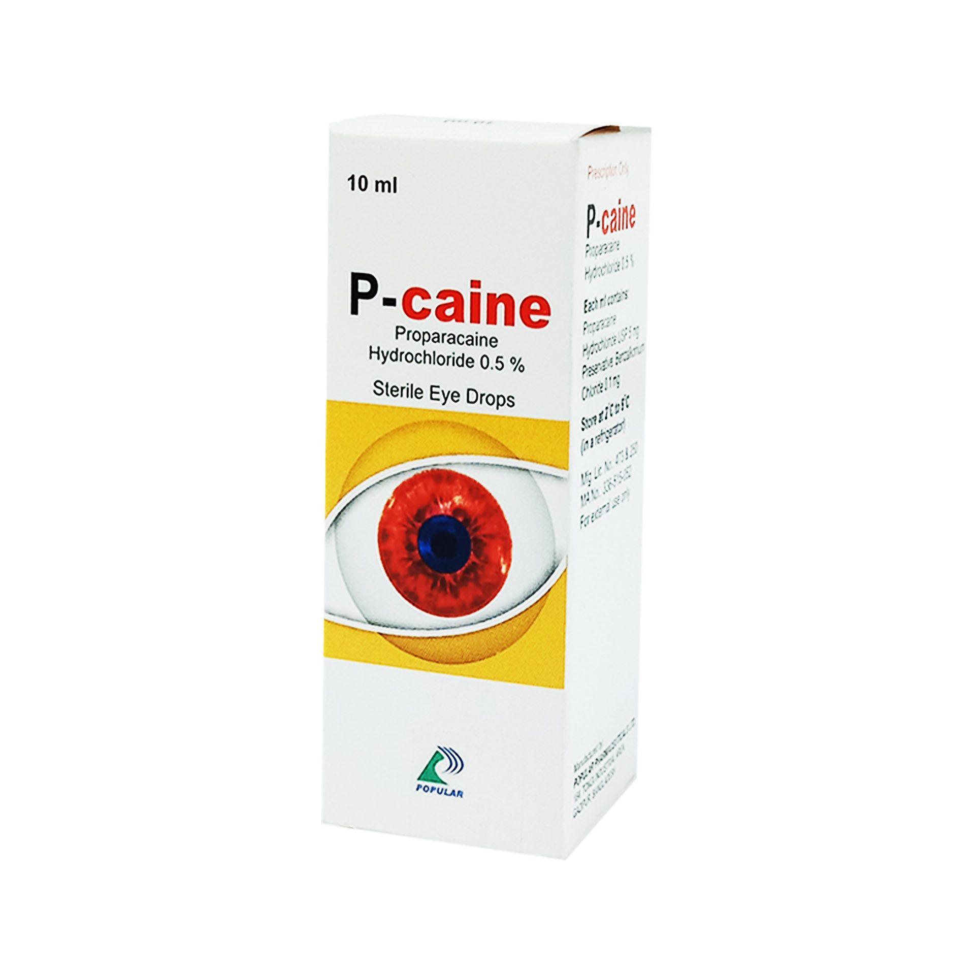 P-Caine 0.50% Eye Drop