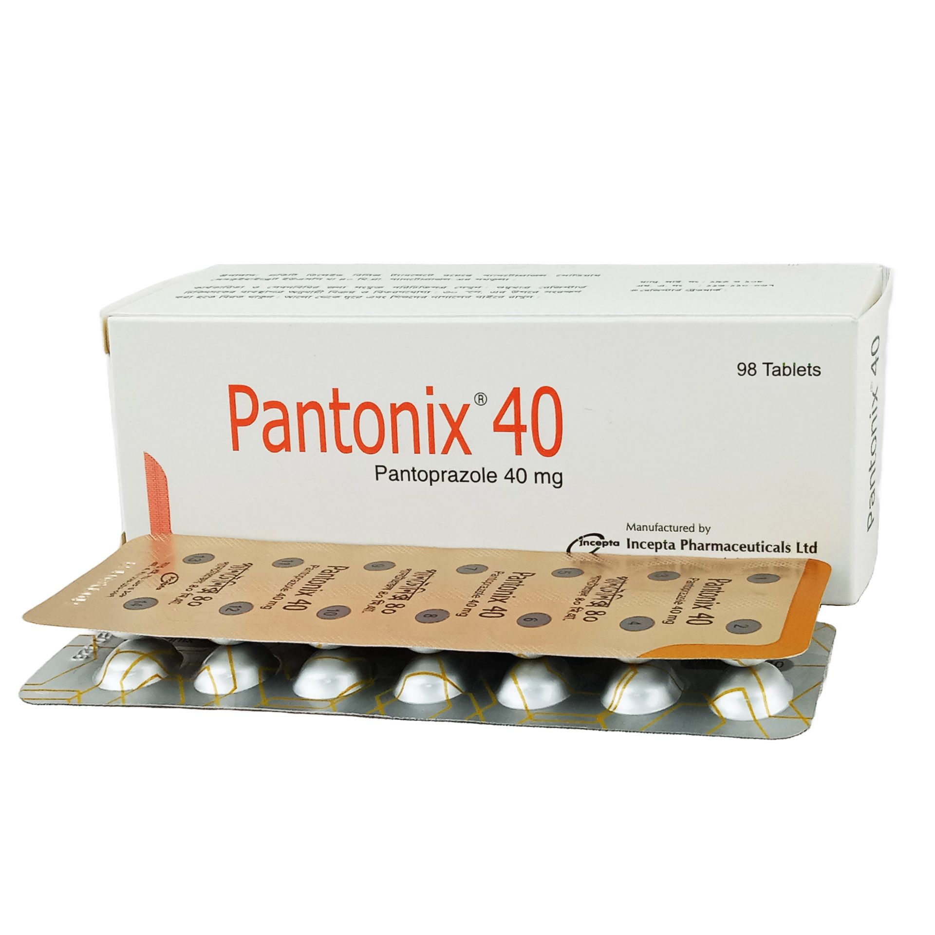 Pantonix 40mg Tablet