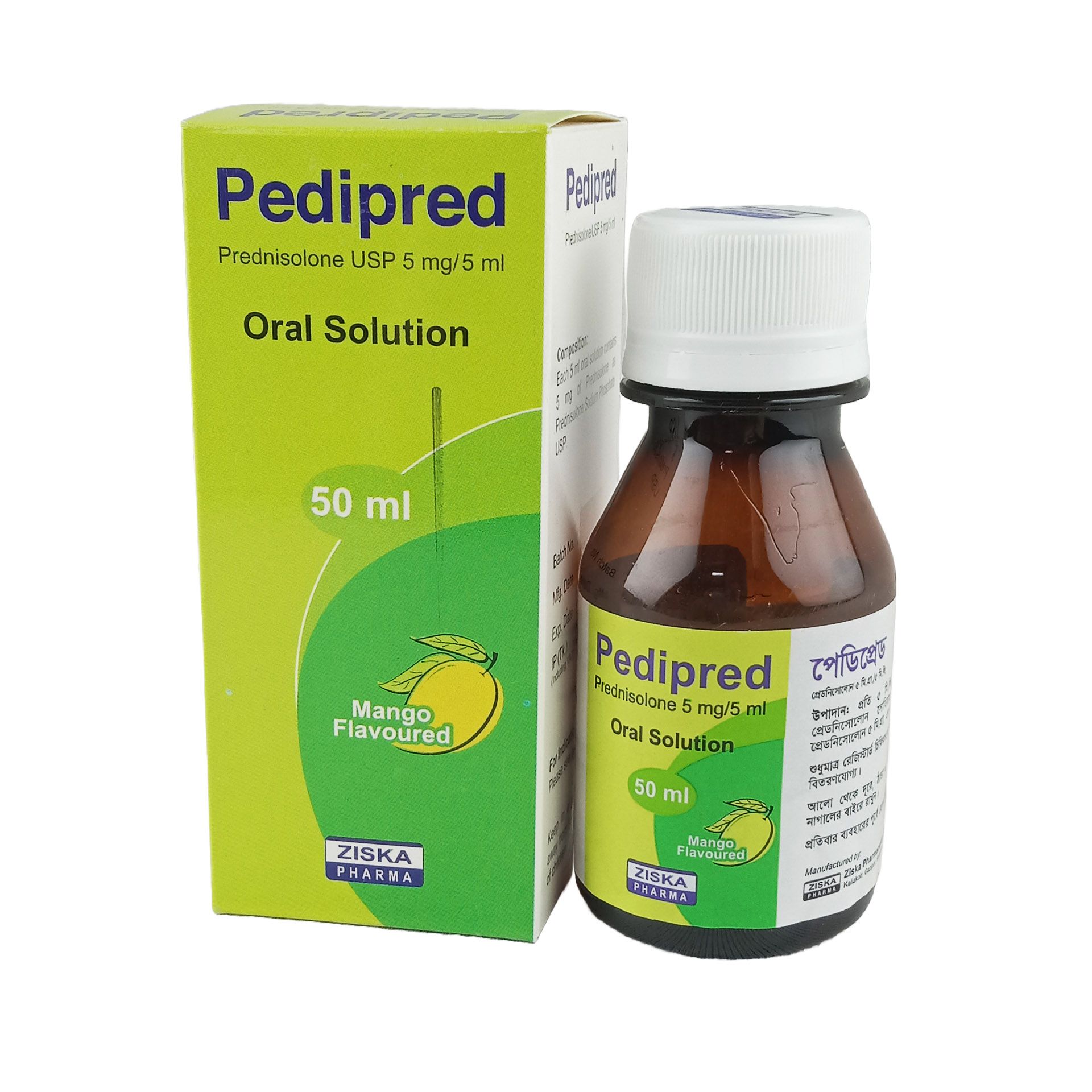 Pedipred 50 5mg/5ml Oral Solution