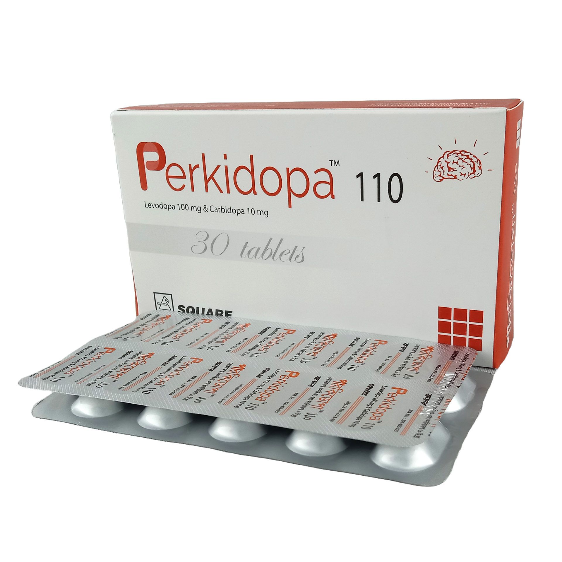 Perkidopa 110mg+100mg Tablet