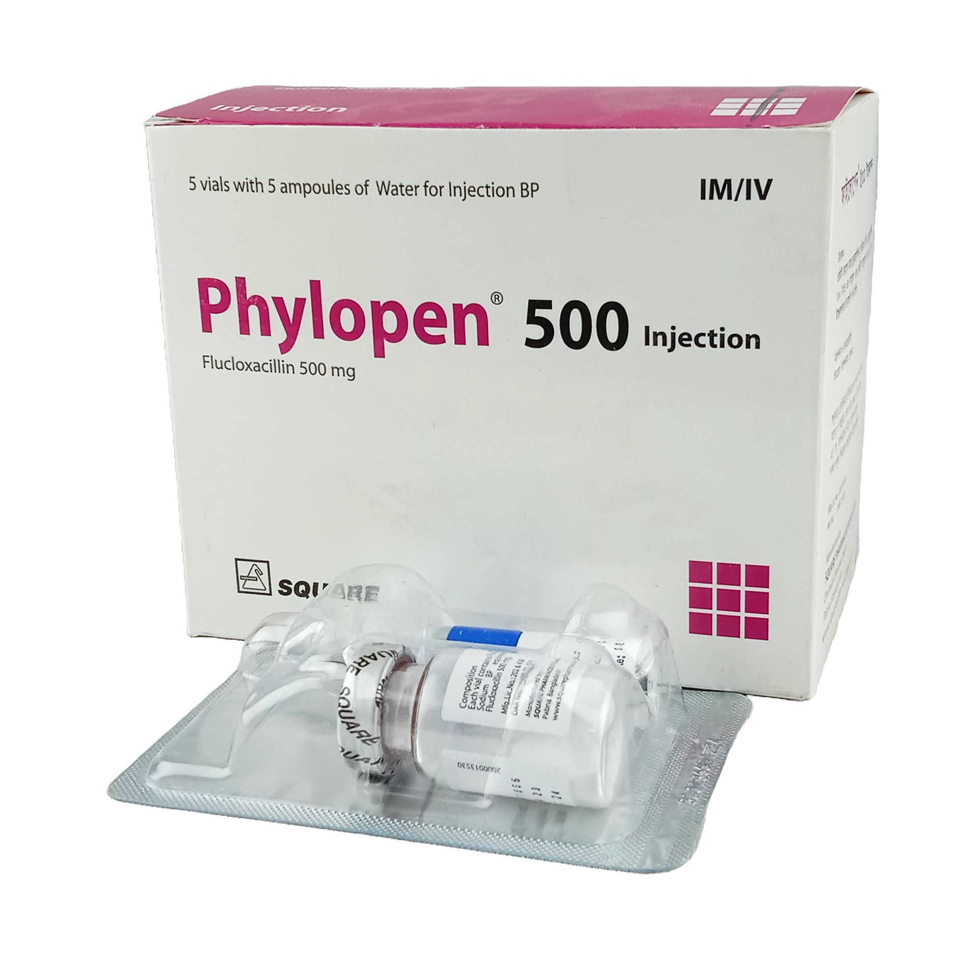 Phylopen 500mg/vial Injection