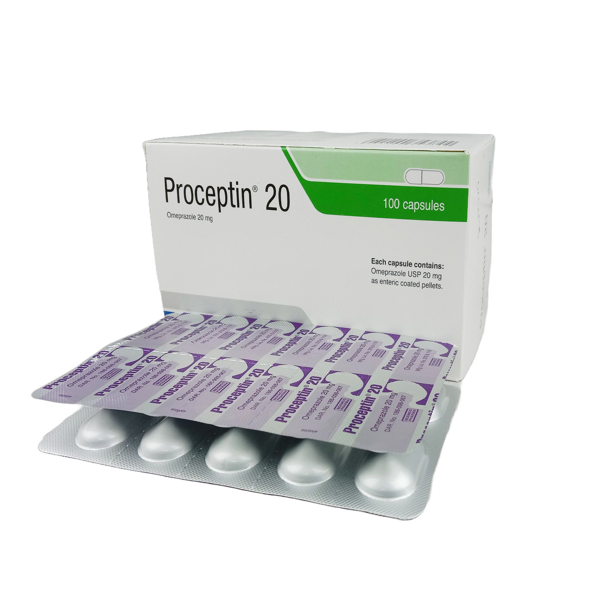 Proceptin 20mg Capsule