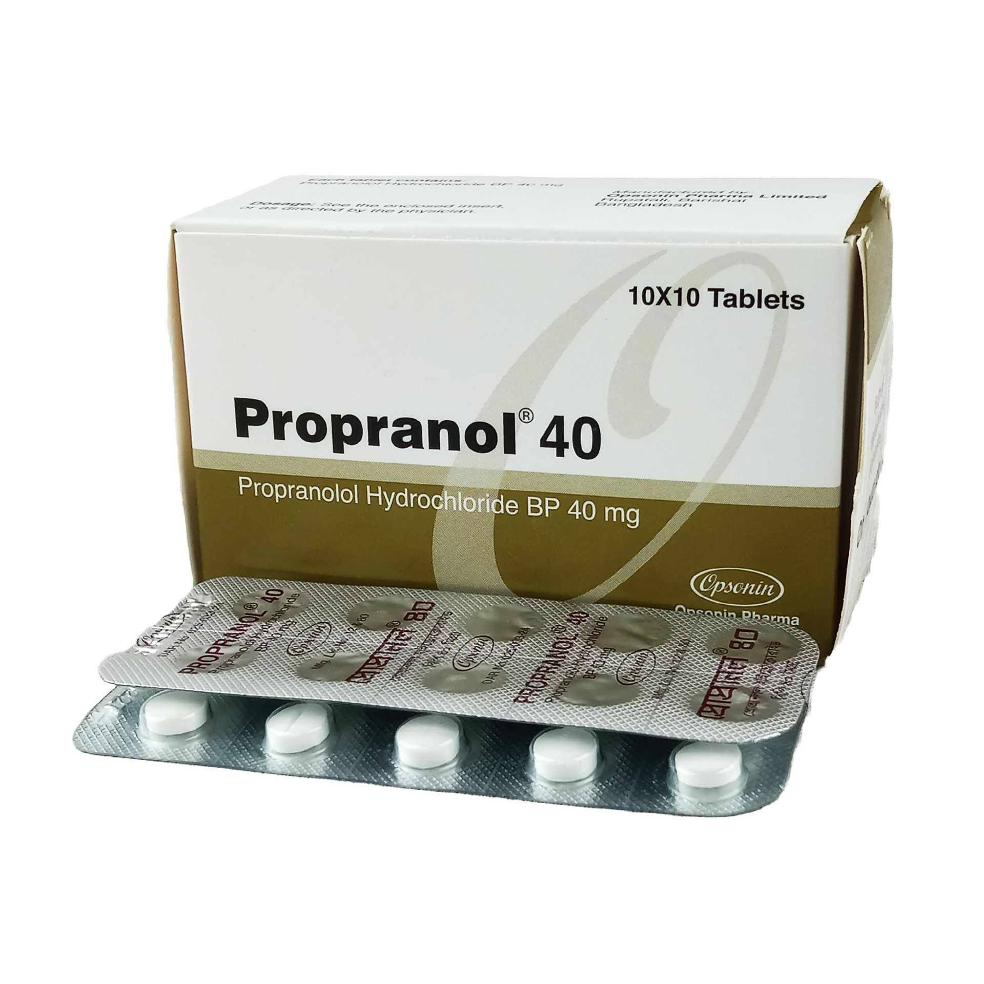 Propranol 40mg Tablet