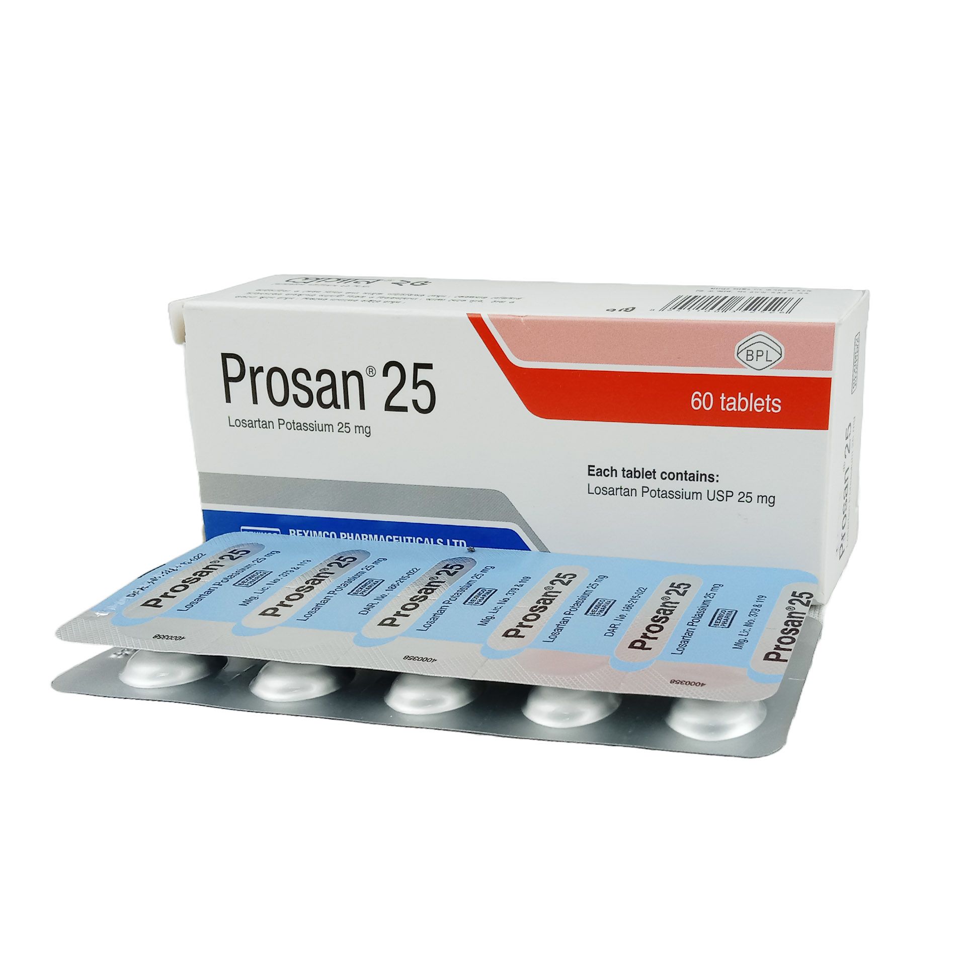 Prosan 25mg Tablet