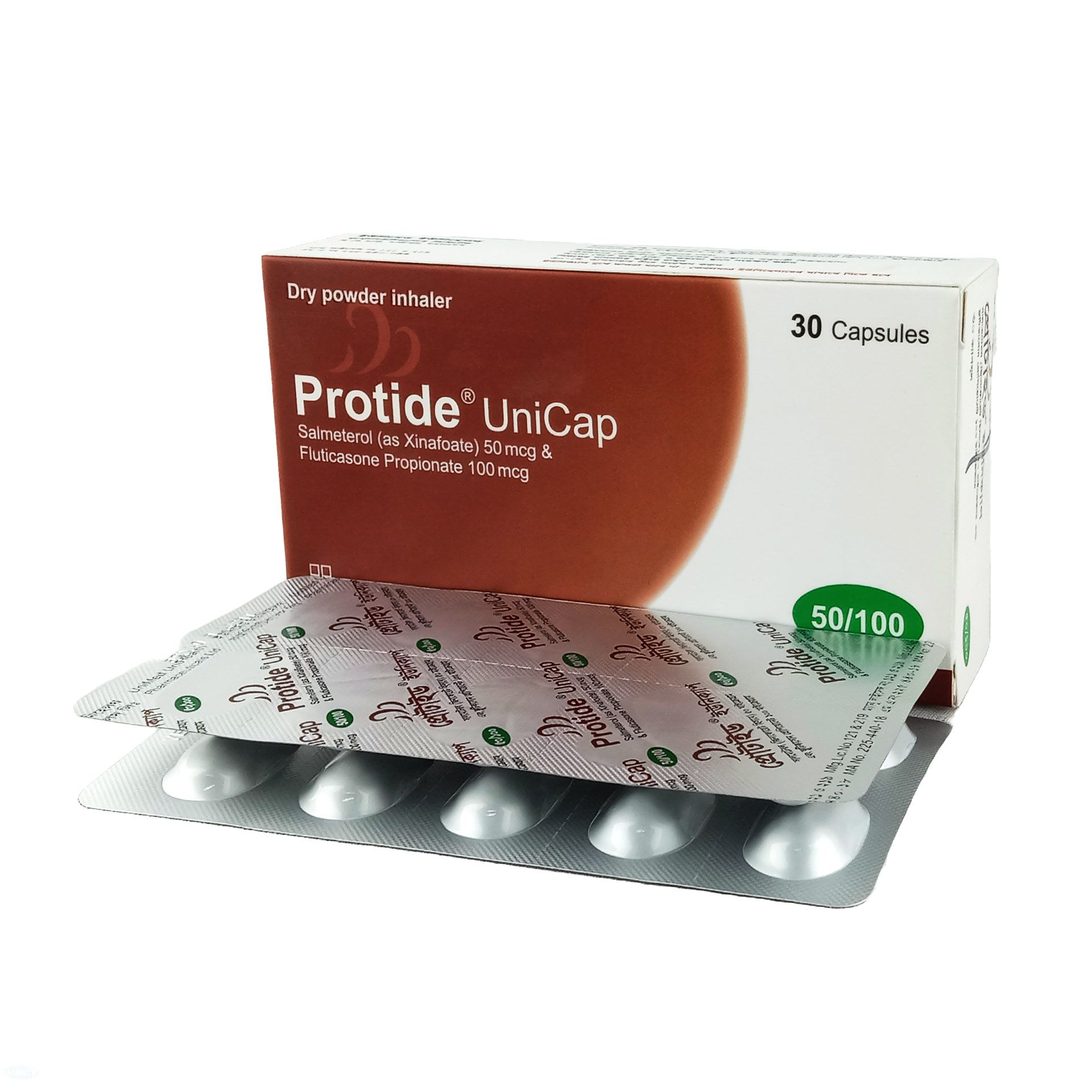 Protide 100 Unicap 50mcg+100mcg Capsule