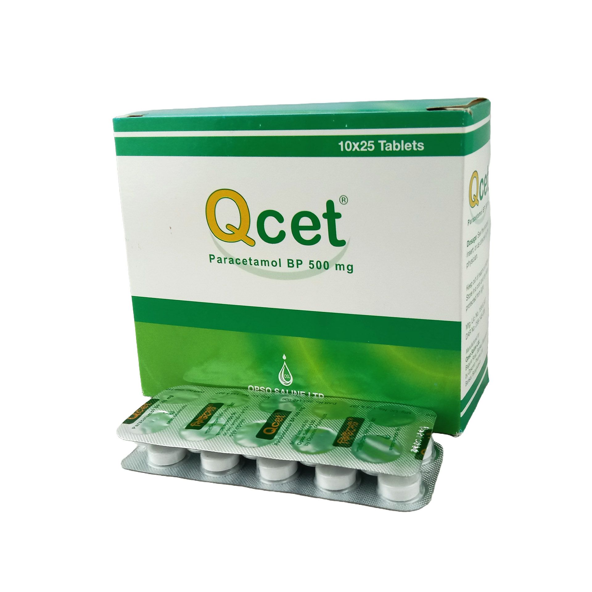 Qcet 500mg Tablet