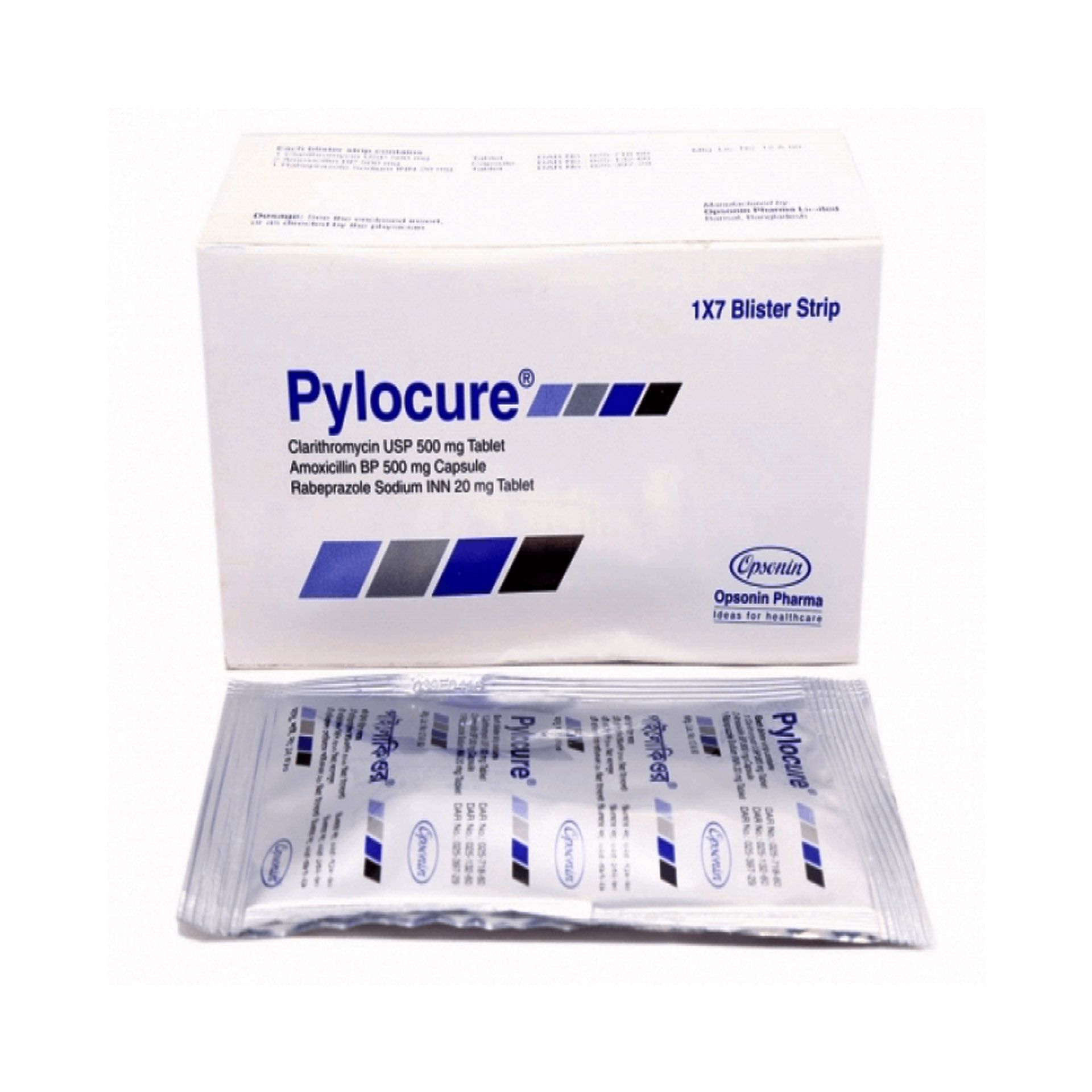 Pylocure 20mg+500mg+1gm Capsule