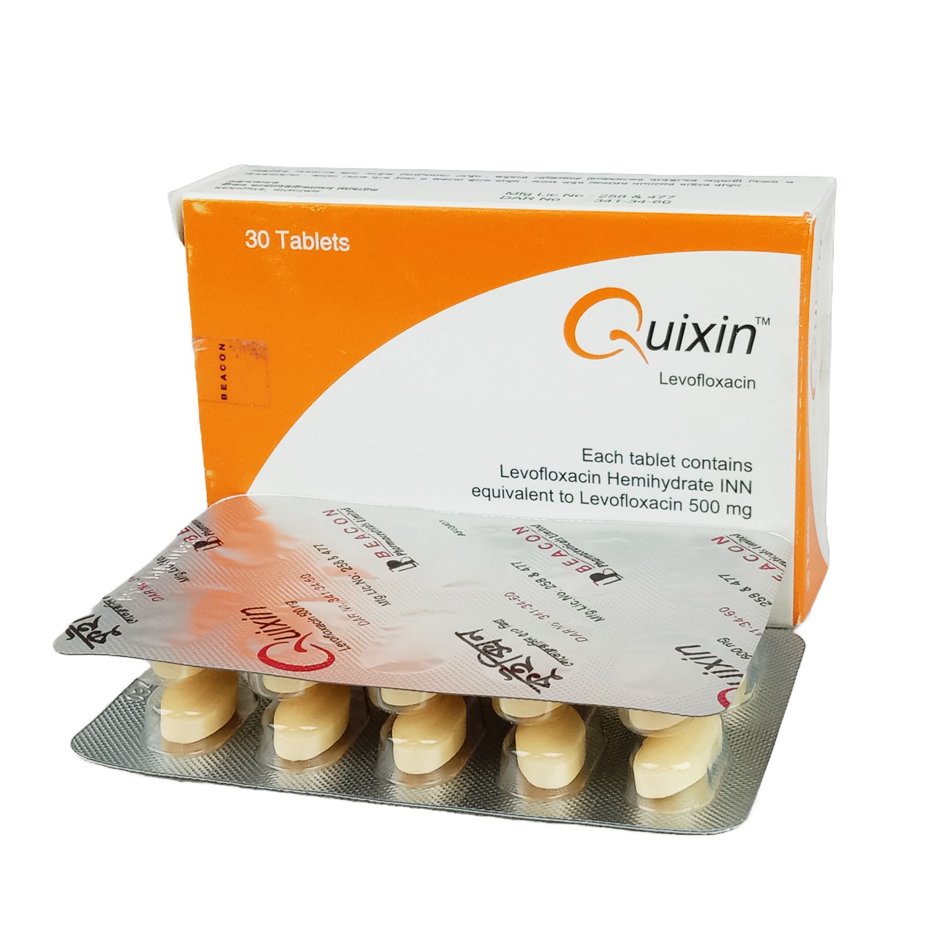 Quixin 500mg Tablet