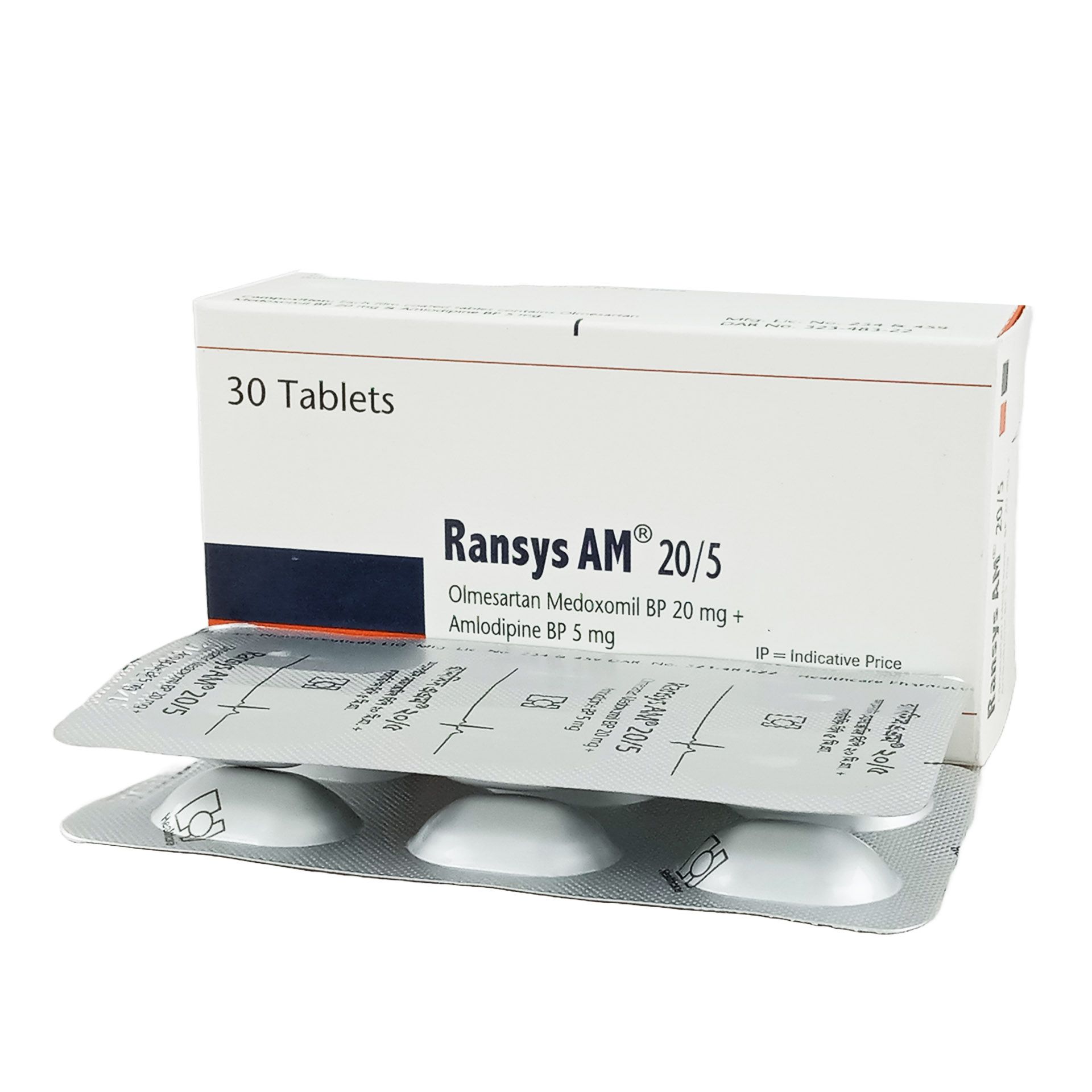 Ransys AM 20 5mg+20mg Tablet