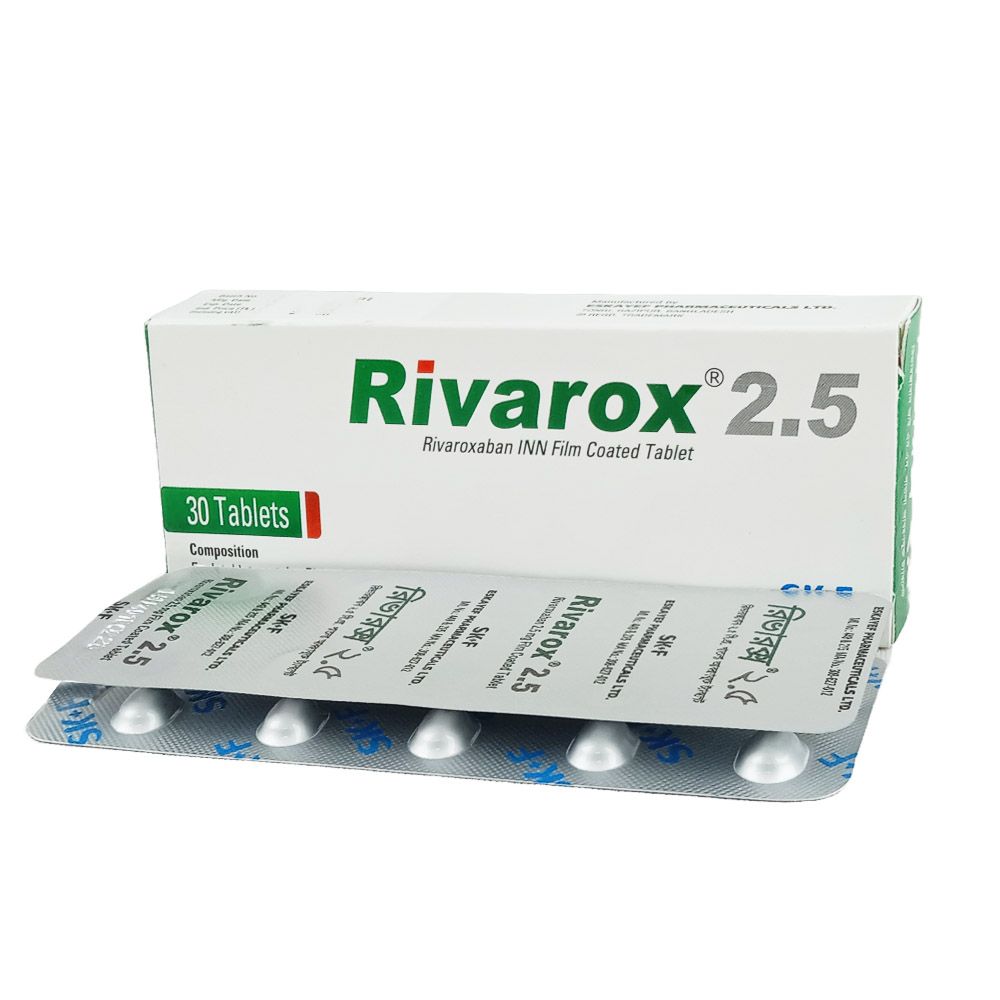 Rivarox 2.5 2.5mg Tablet
