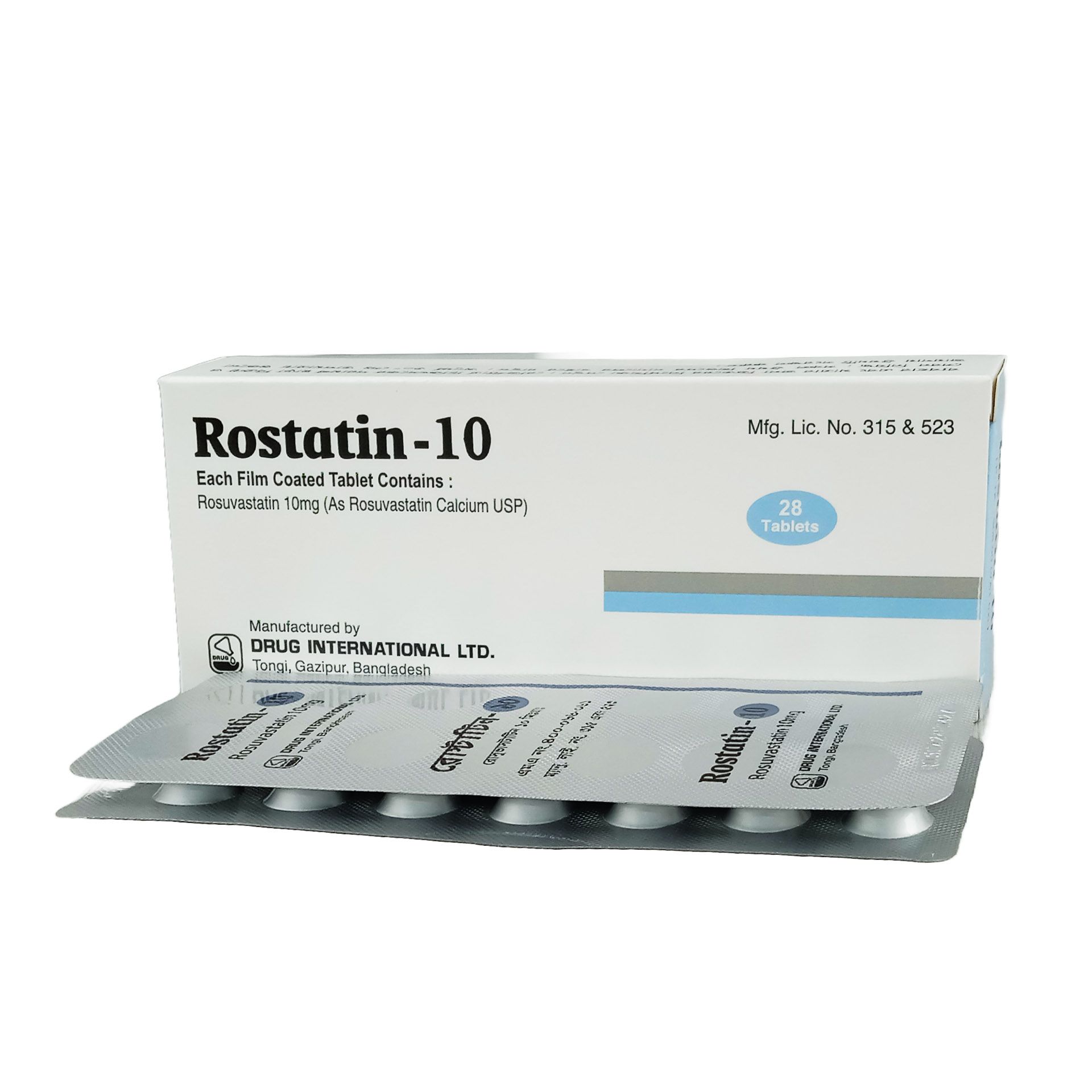 Rostatin 10mg Tablet
