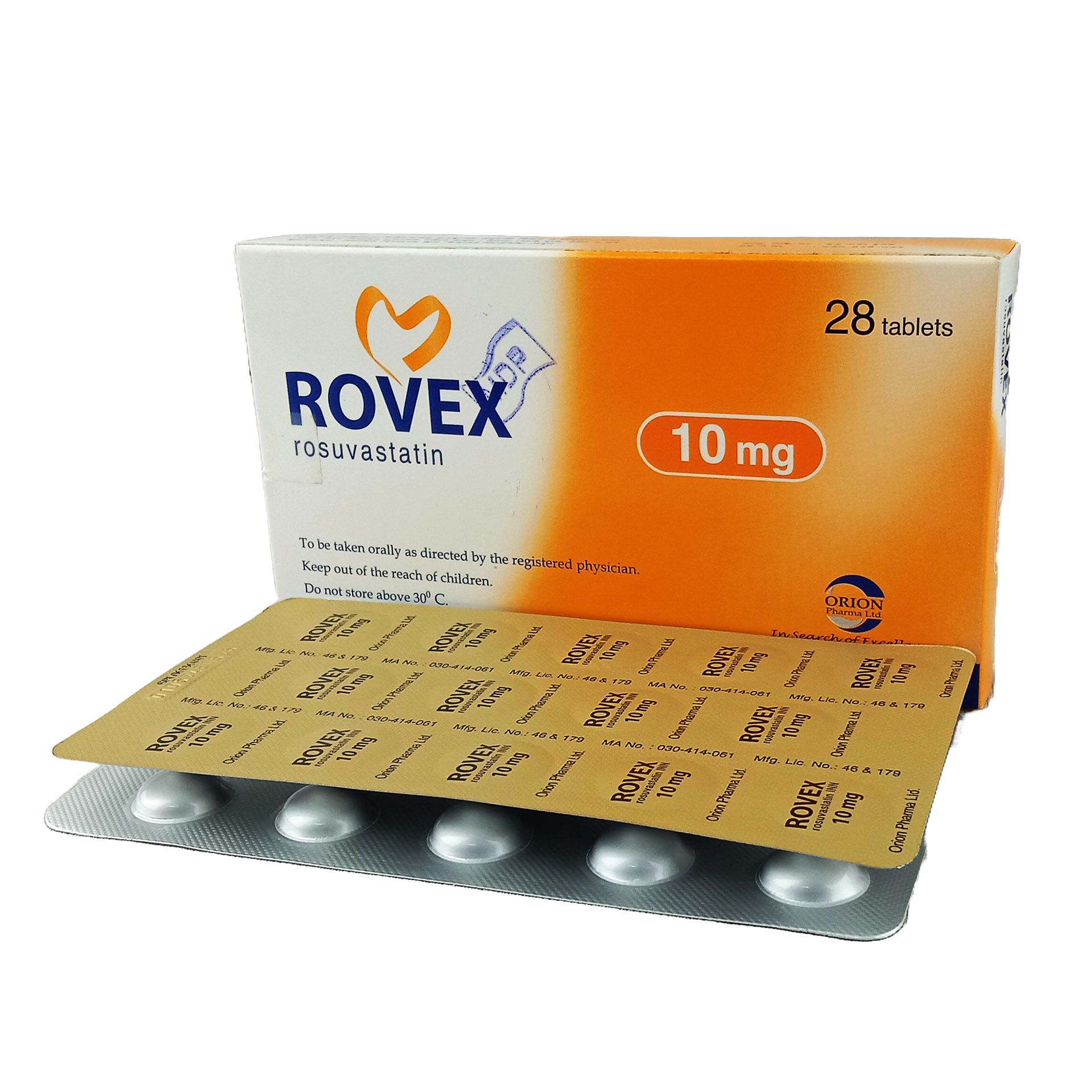 Rovex 10mg Tablet