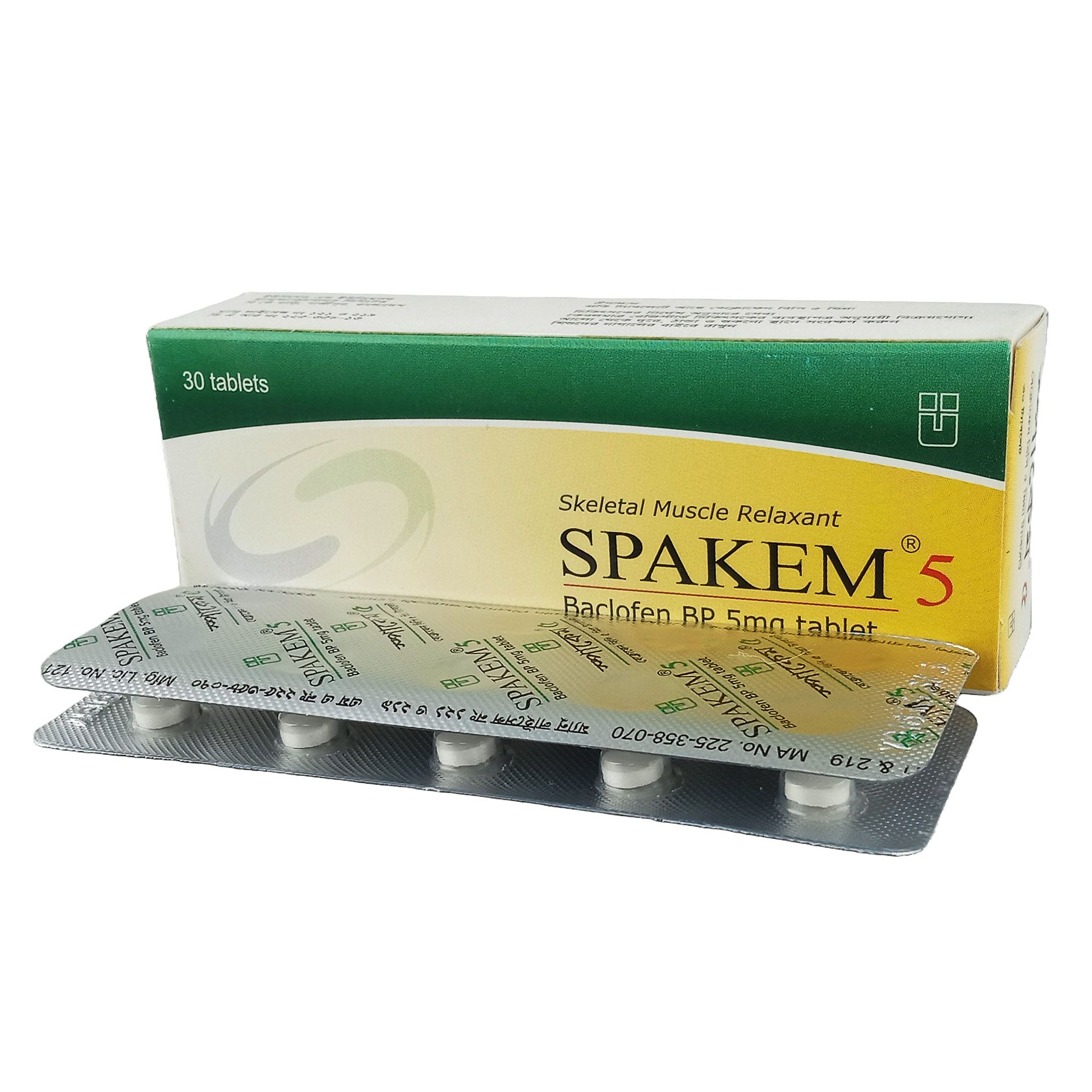 Spakem 5mg Tablet