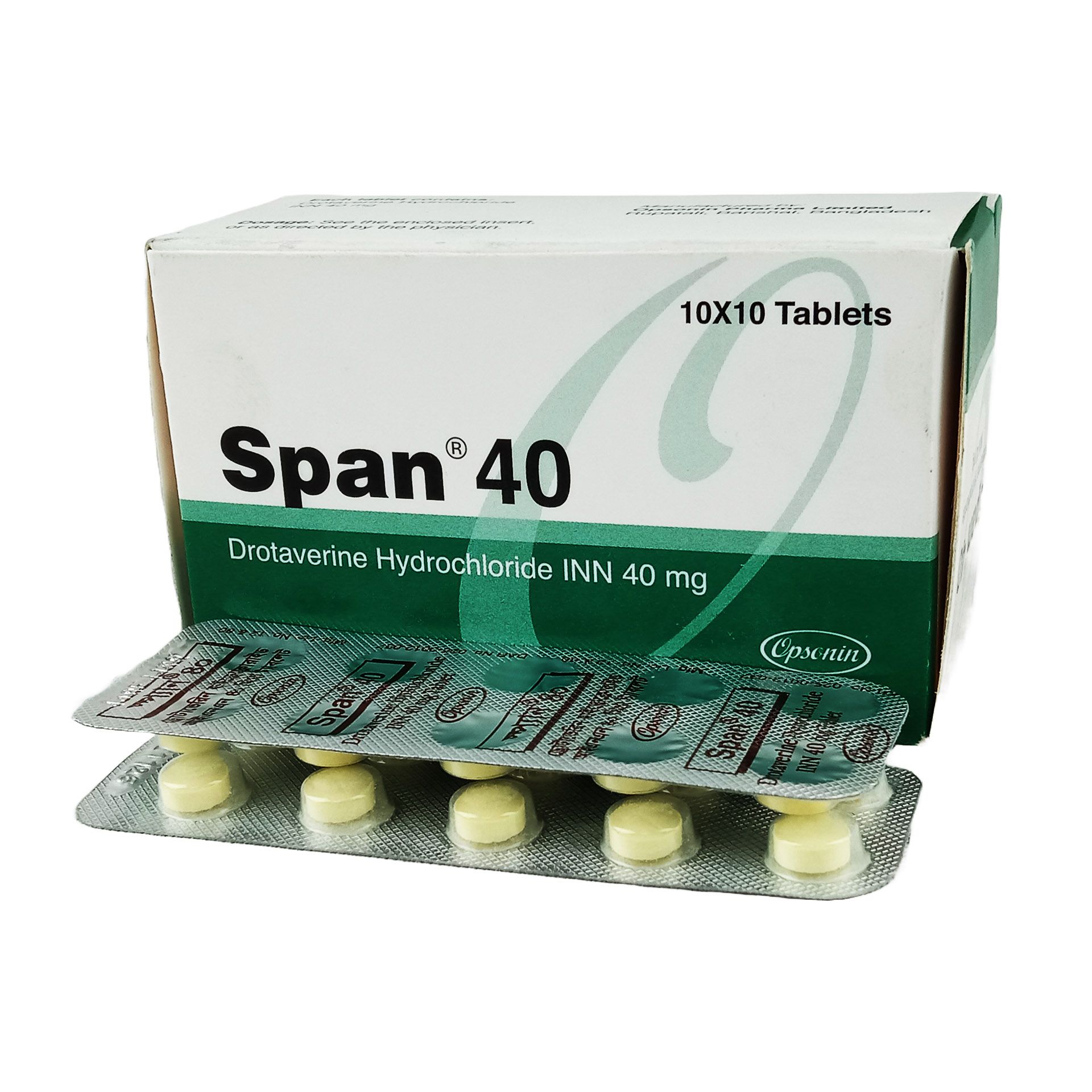 Span 40mg Tablet