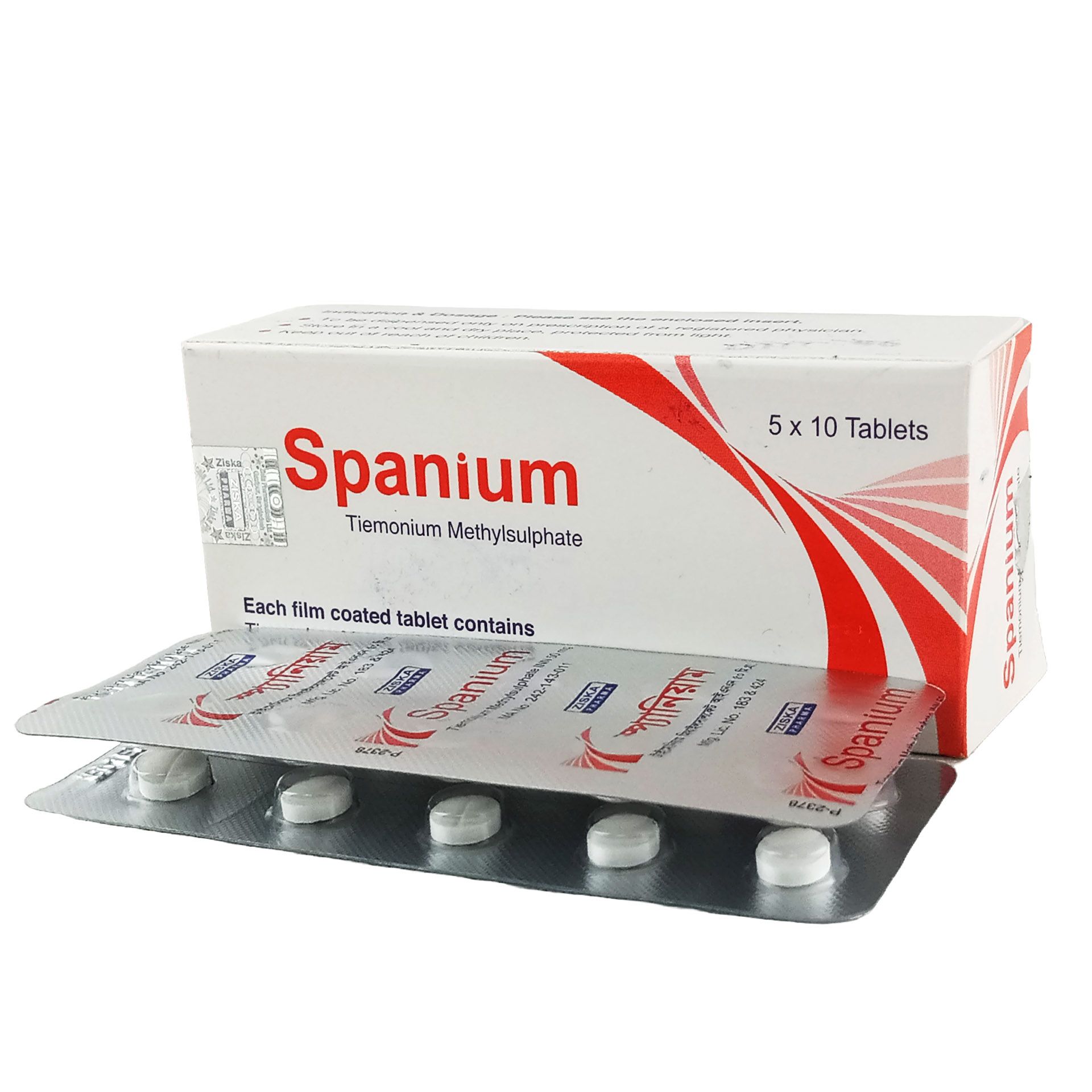Spanium 50mg Tablet