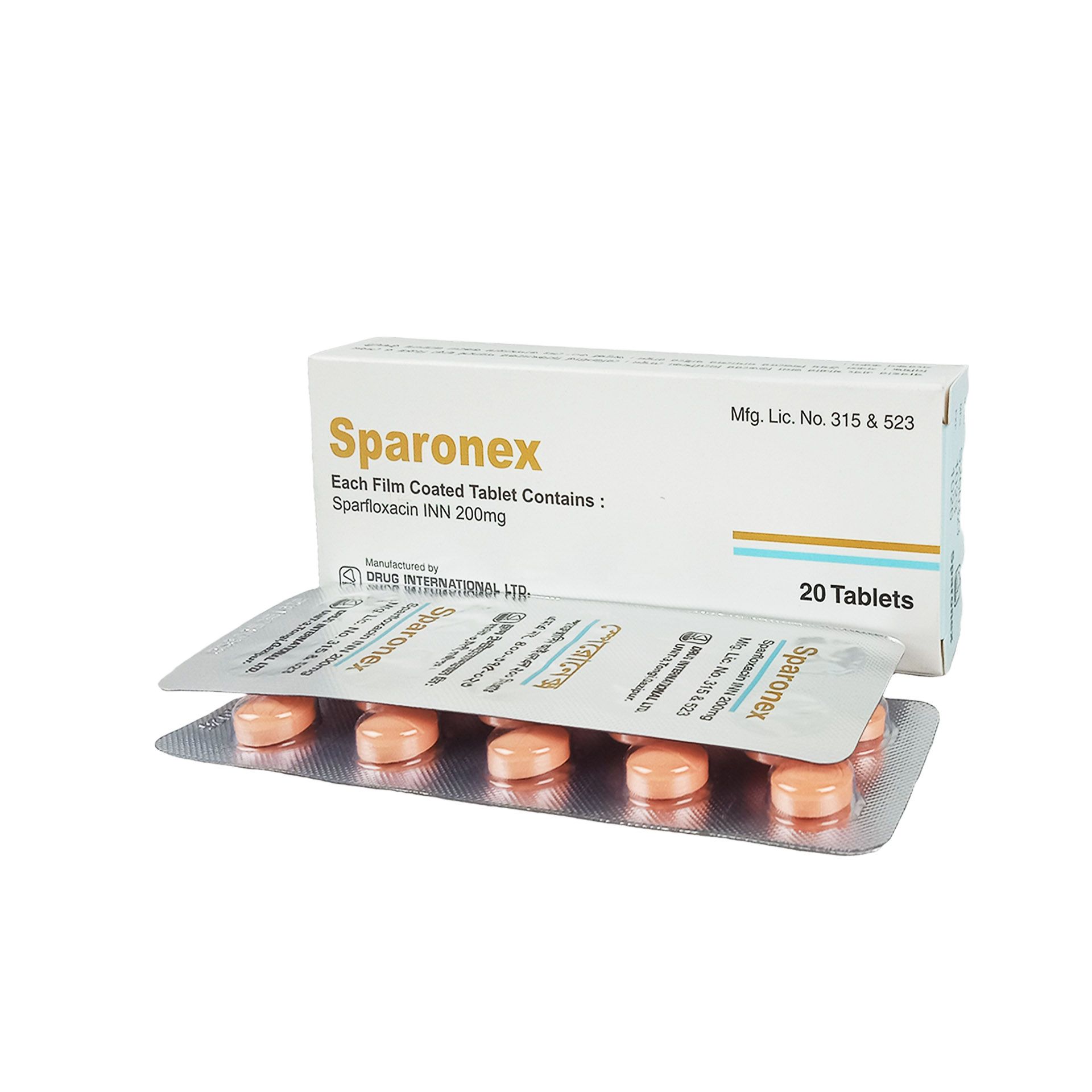 Sparonex 200mg Tablet
