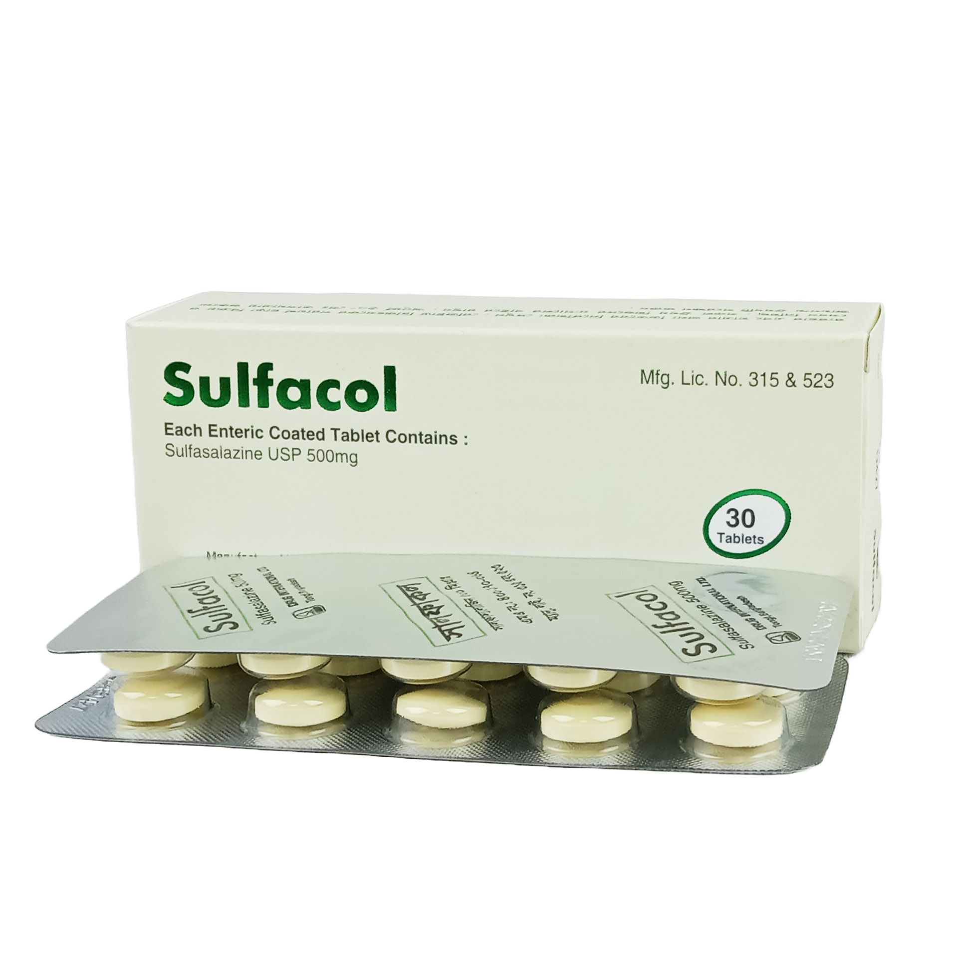 Sulfacol 500mg Tablet