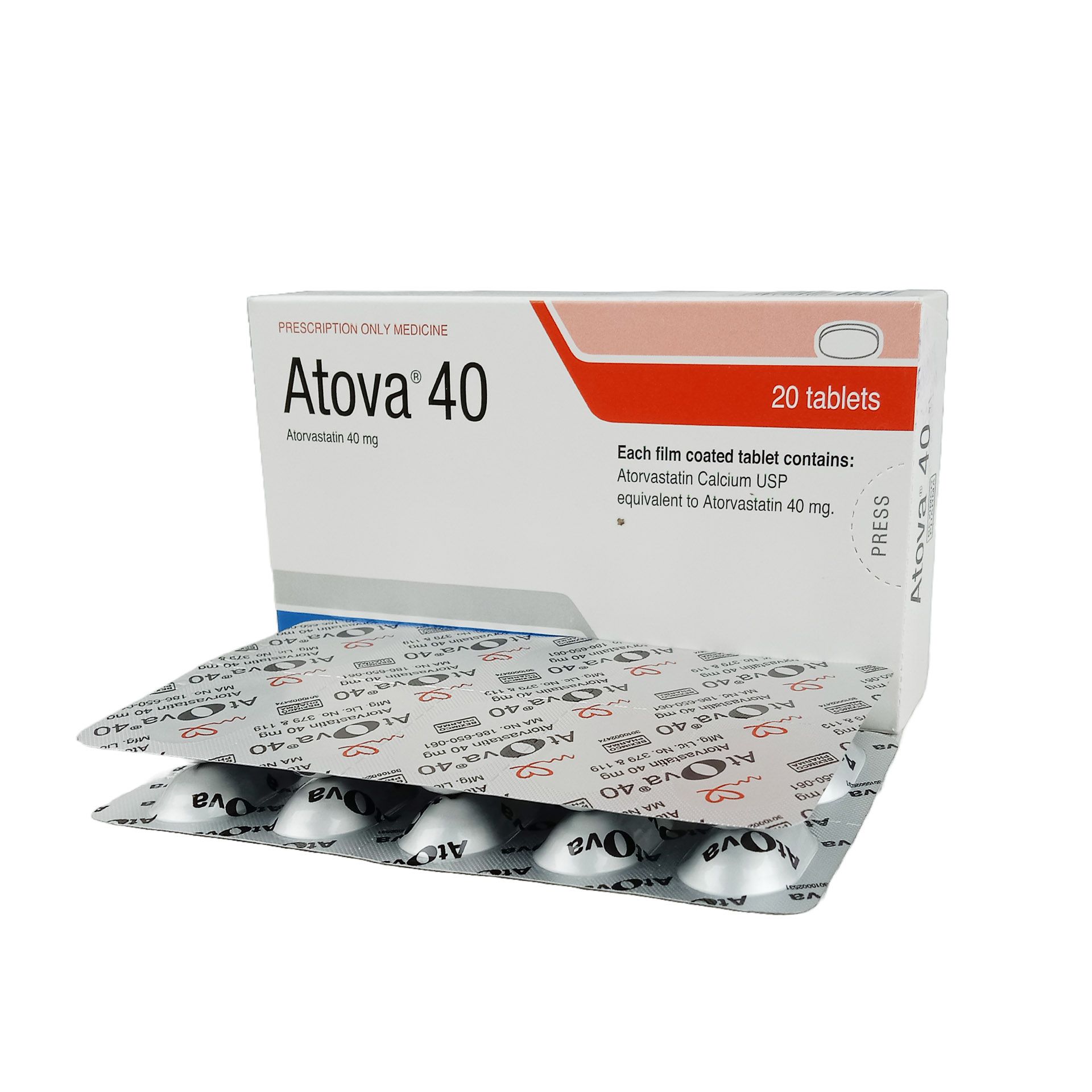 Atova 40mg Tablet