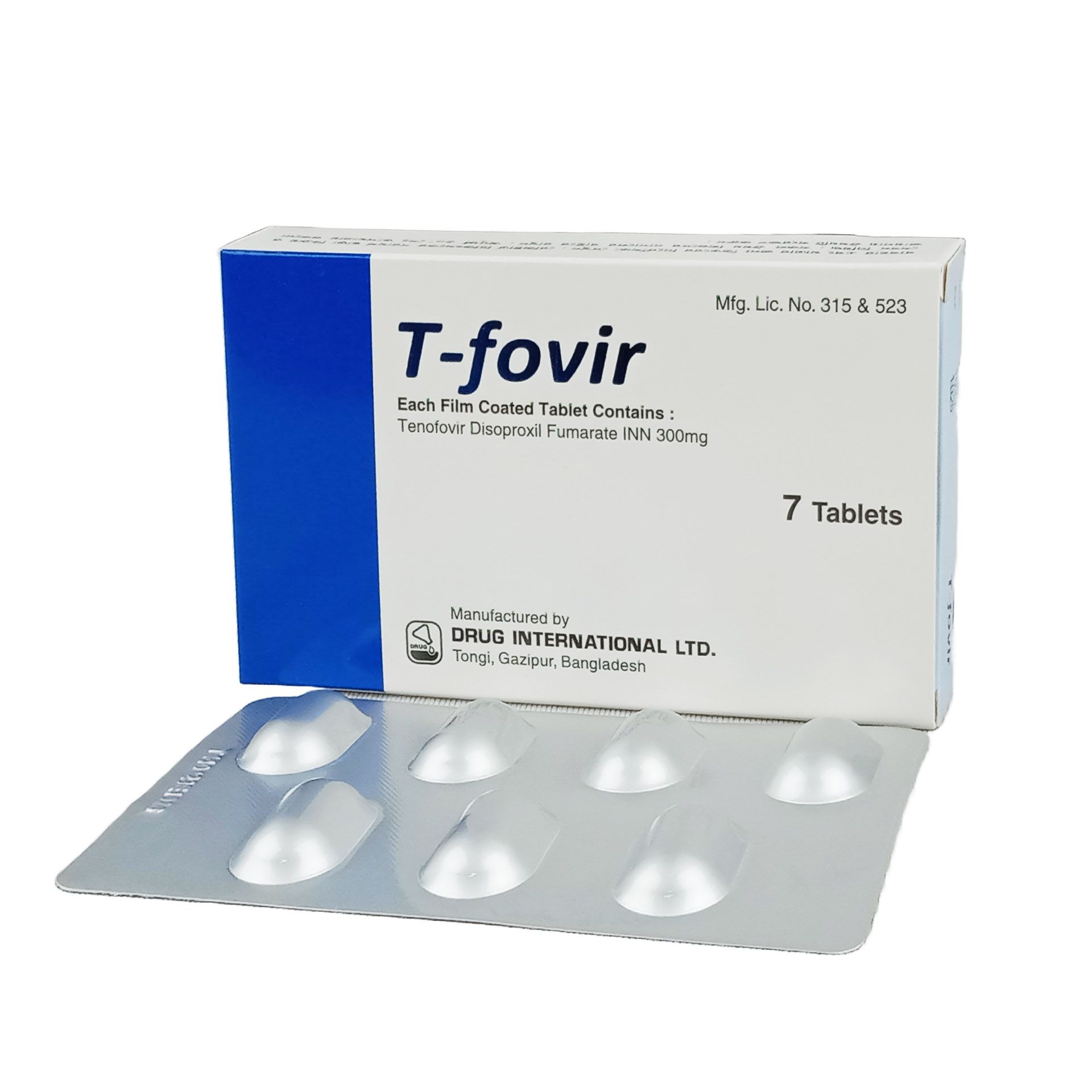 T-Fovir 300mg Tablet