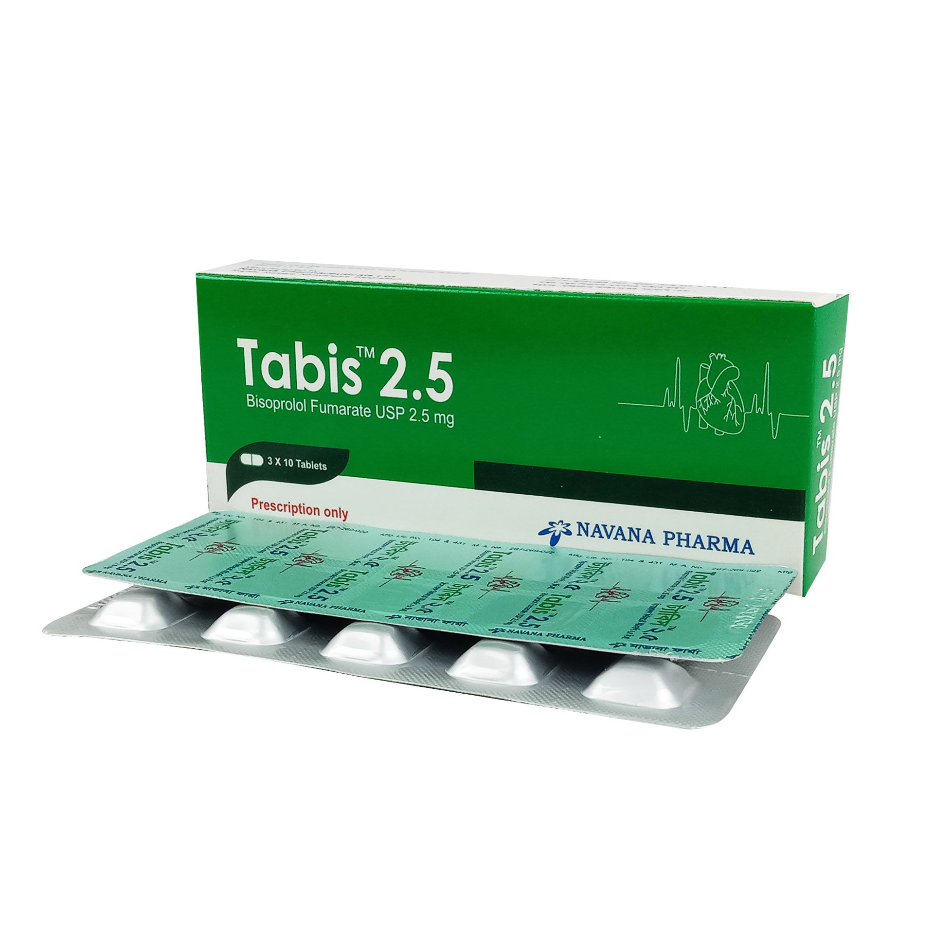 Tabis 2.5 2.5mg Tablet
