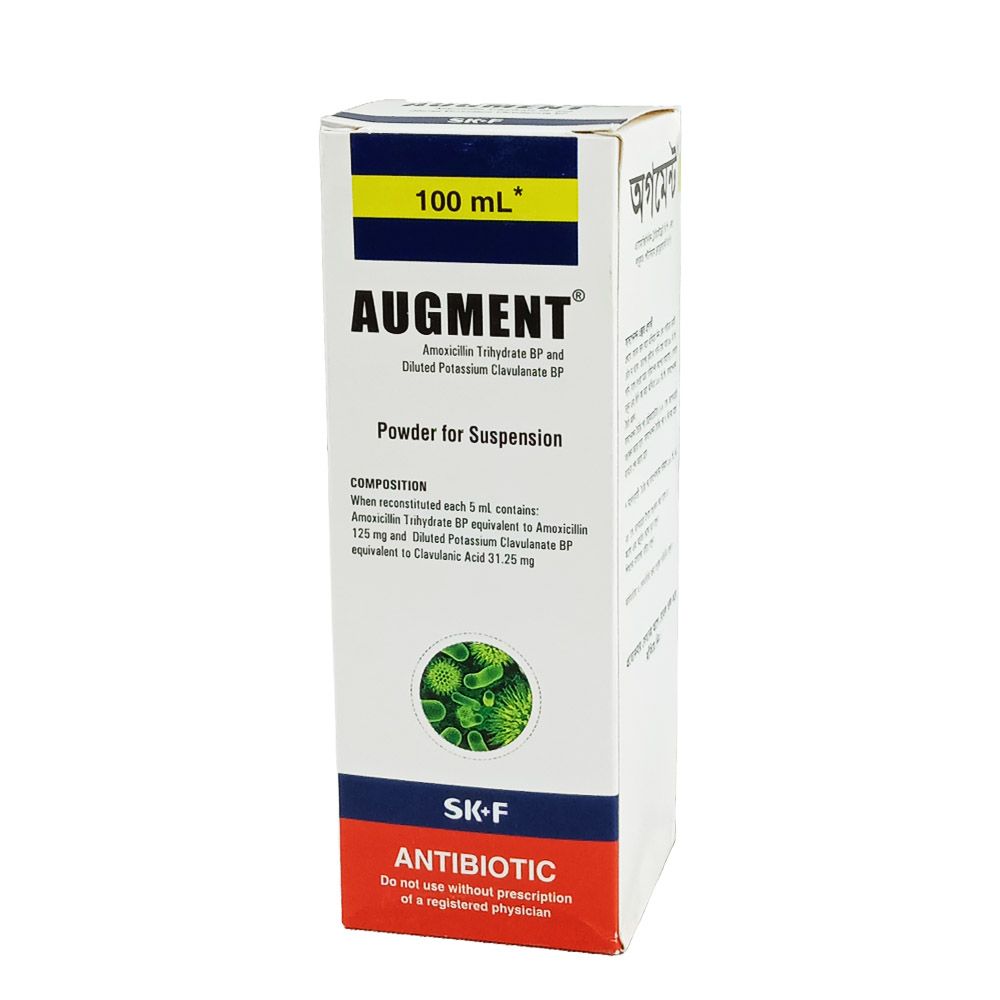 Augment 125mg+31.25mg/5ml Powder for Suspension