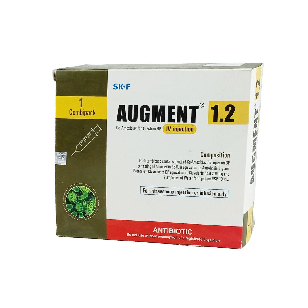 Augment 1.2 IV (1gm+200mg)/20ml Injection