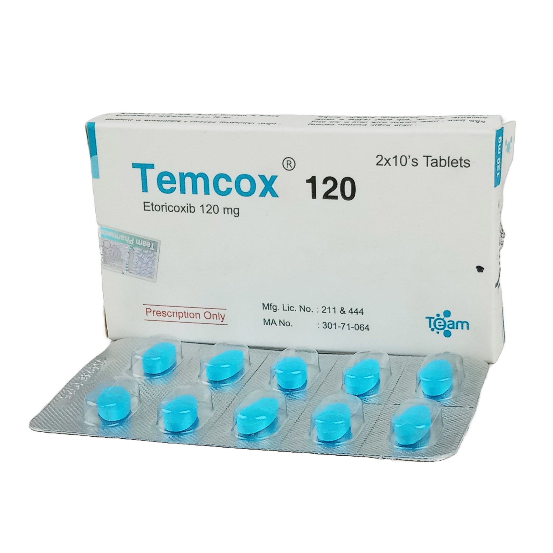 Temcox 120mg Tablet