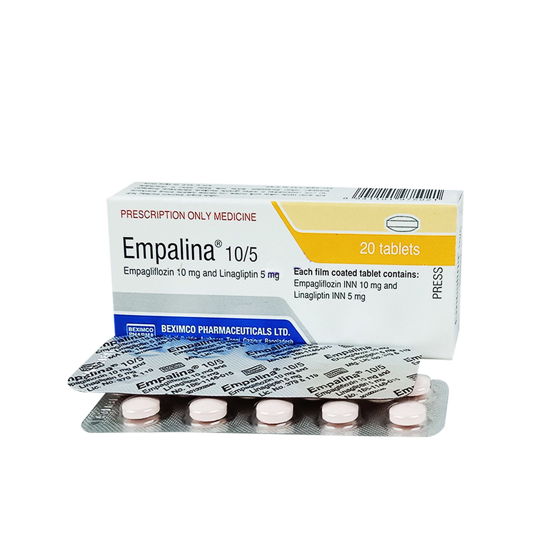 Empalina 10/5 10mg+5mg Tablet