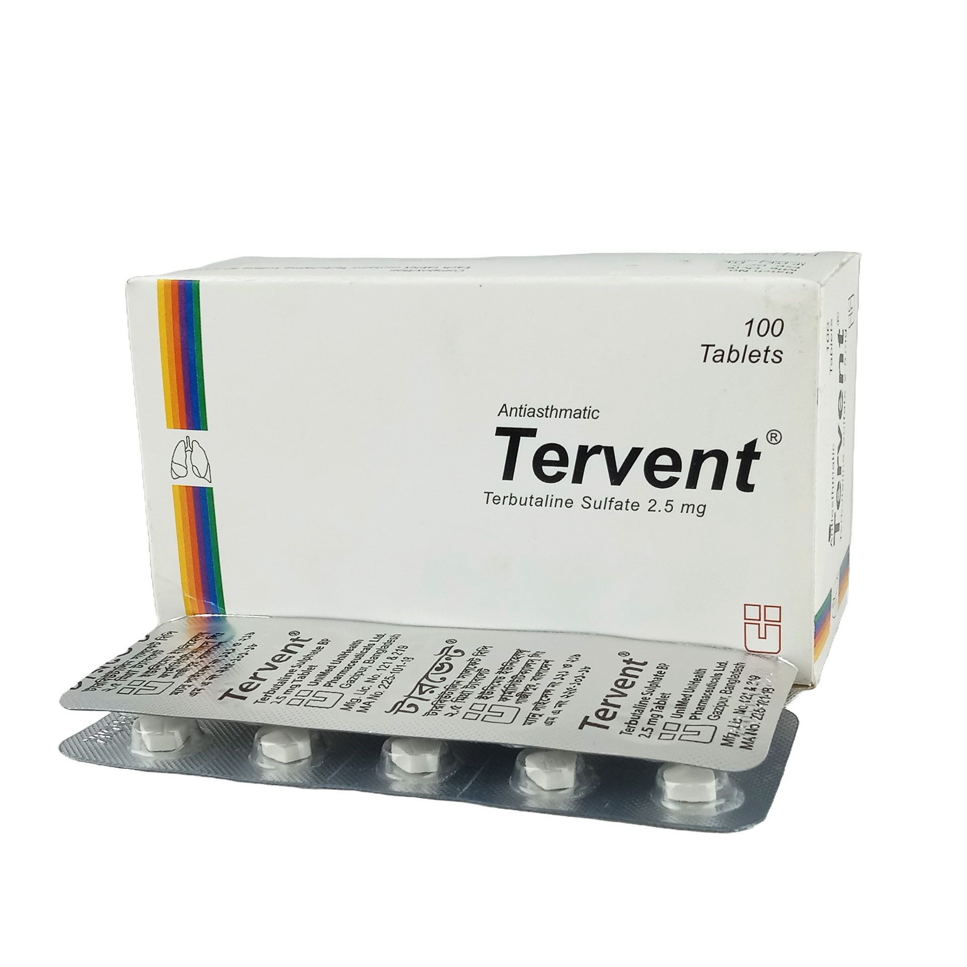 Tervent 2.5mg Tablet