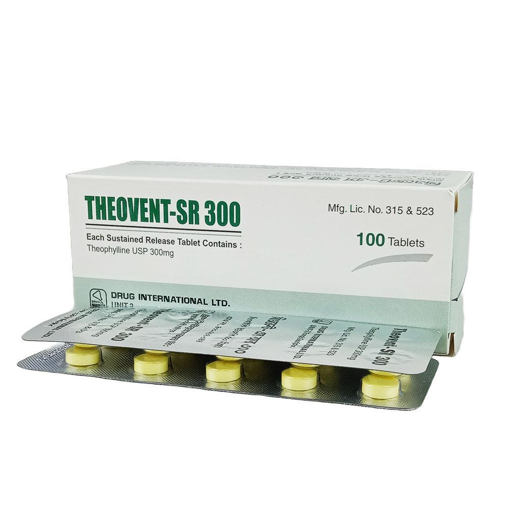 Theovent SR 300mg Tablet