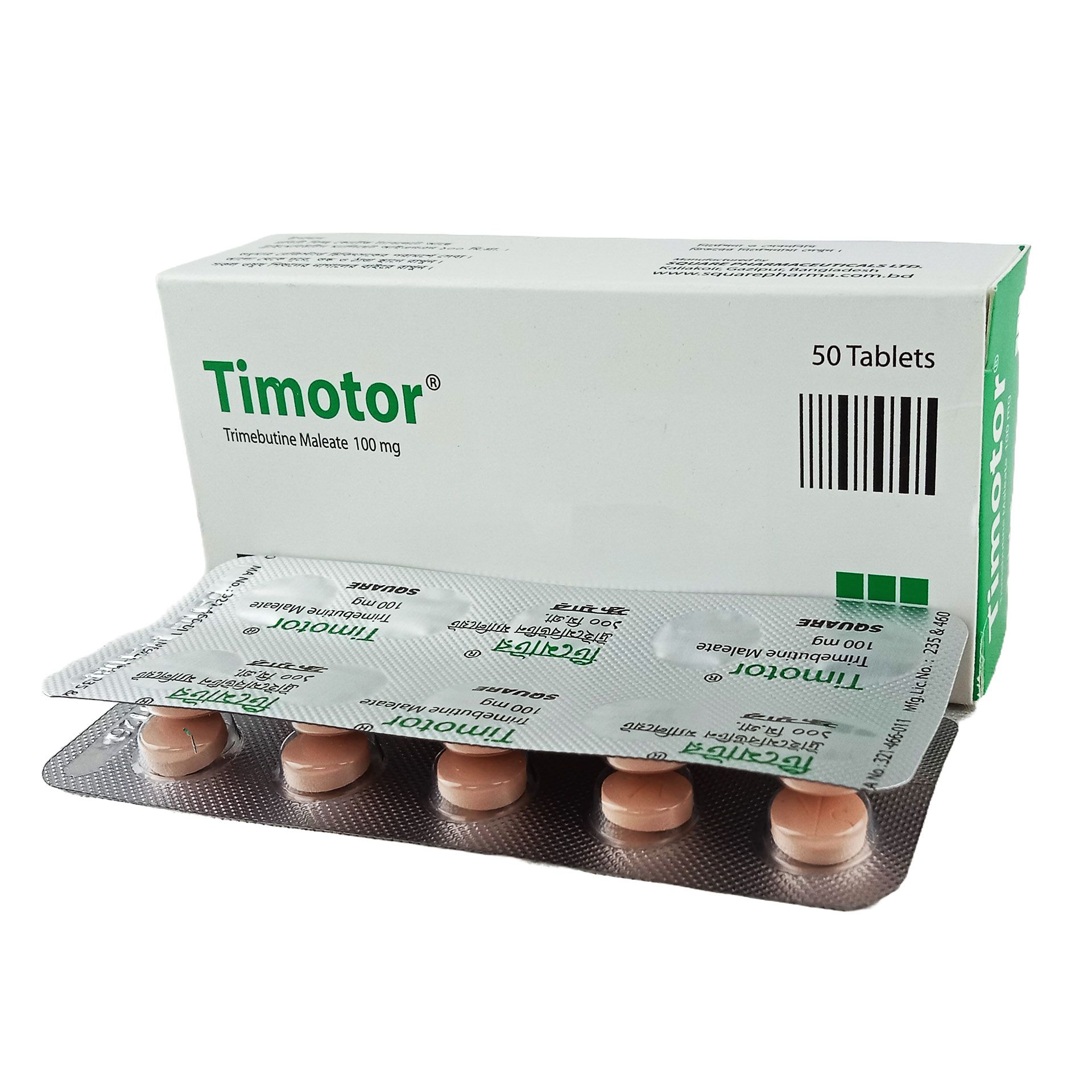 Timotor 100mg Tablet