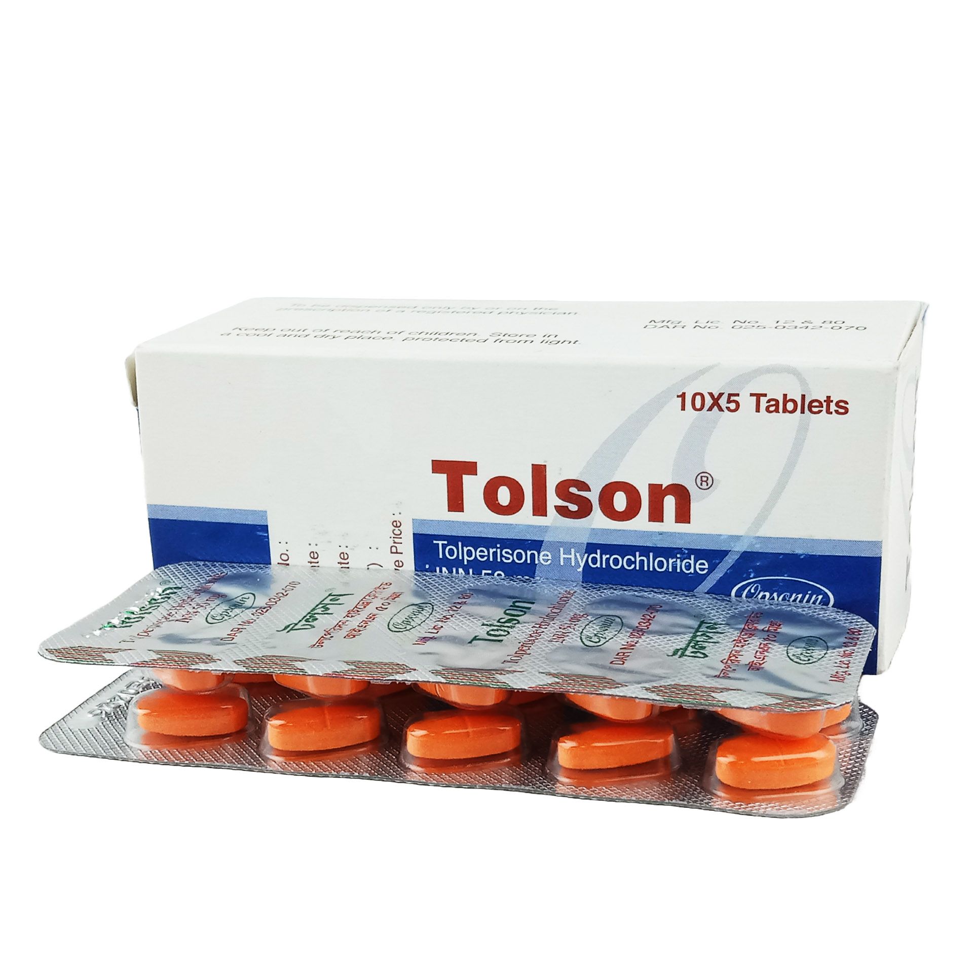 Tolson 50mg Tablet