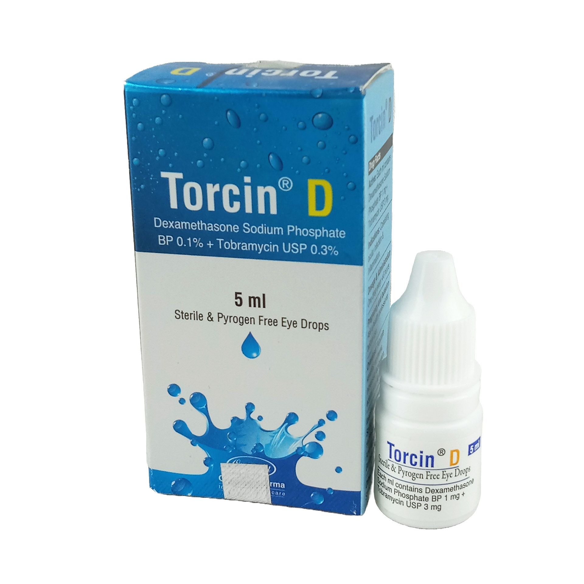 Torcin D 0.1%+0.3% Ophthalmic Solution