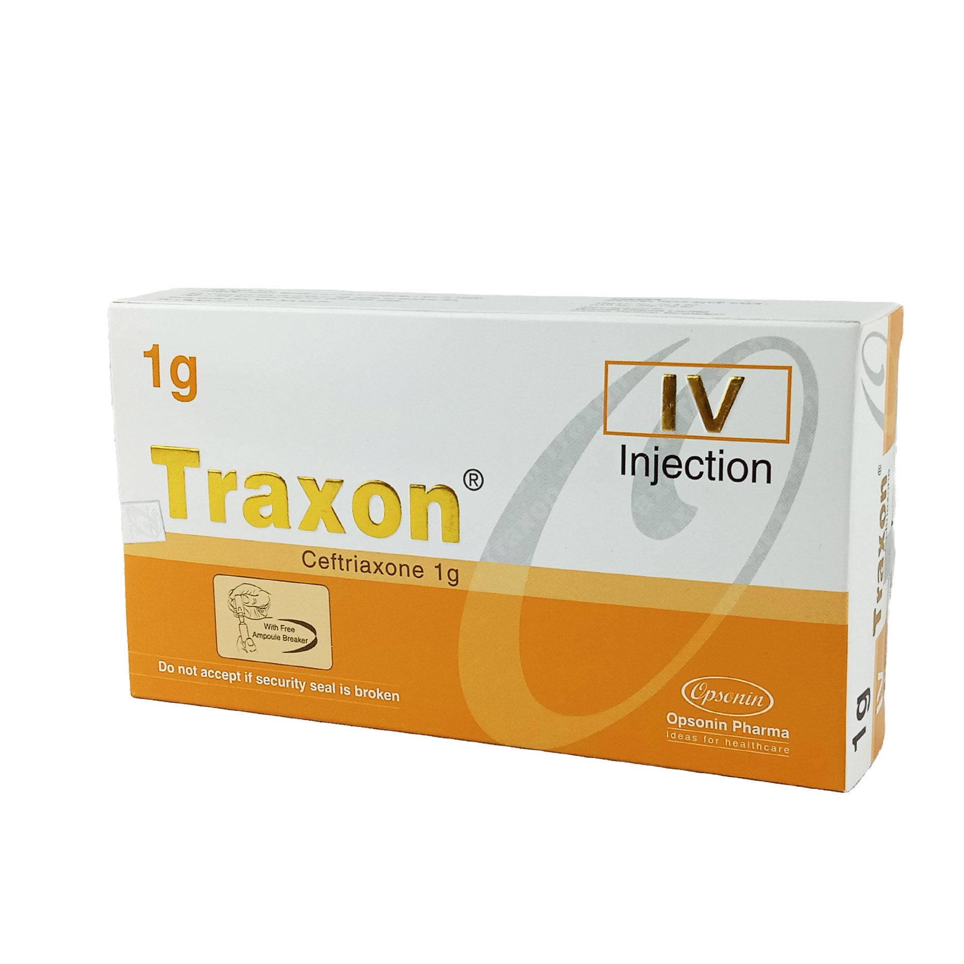 Traxon 1gm IV 1gm/vial Injection