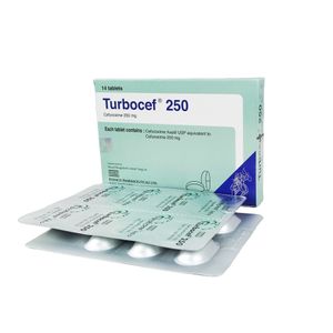 Turbocef 250mg Tablet