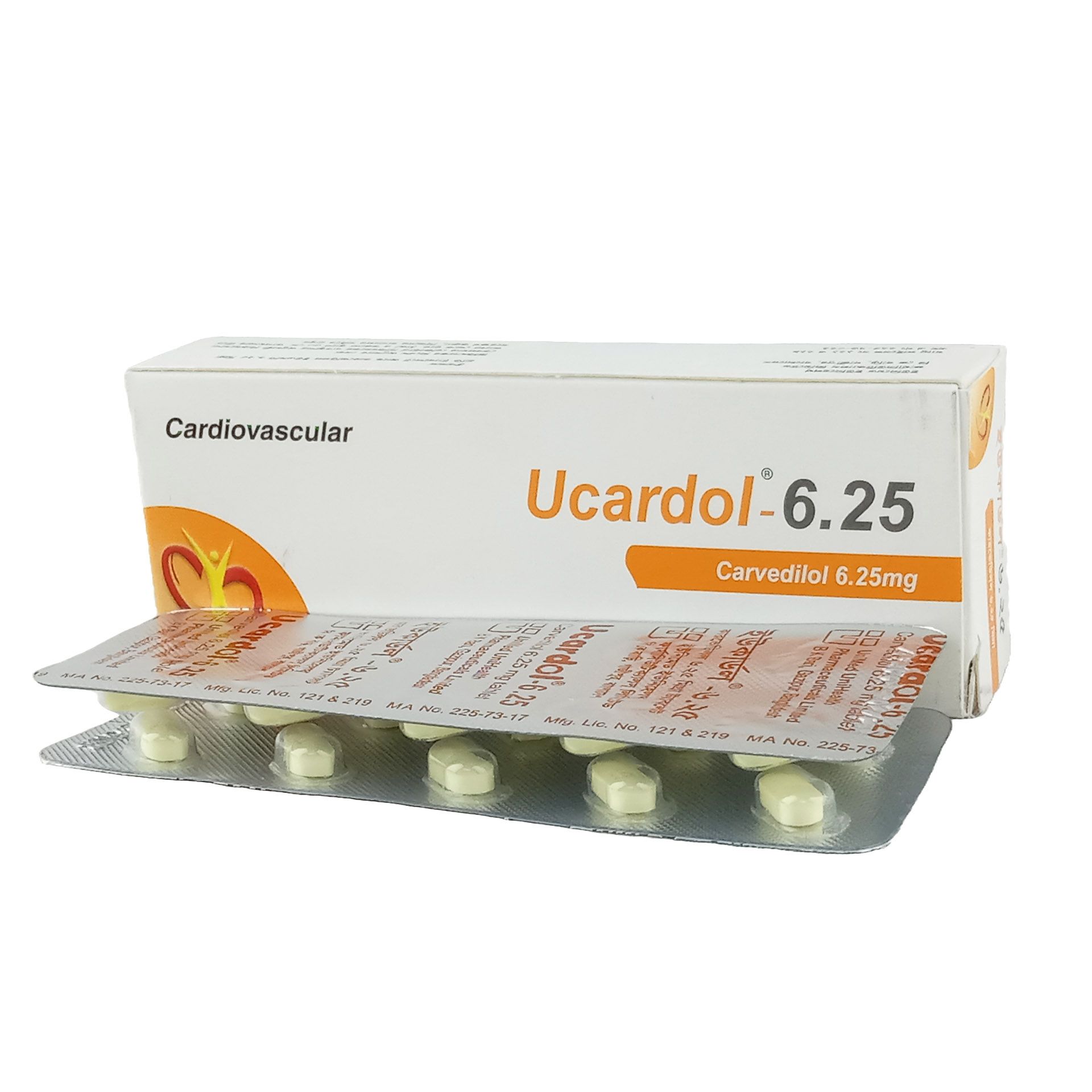 Ucardol 6.25 6.25mg Tablet