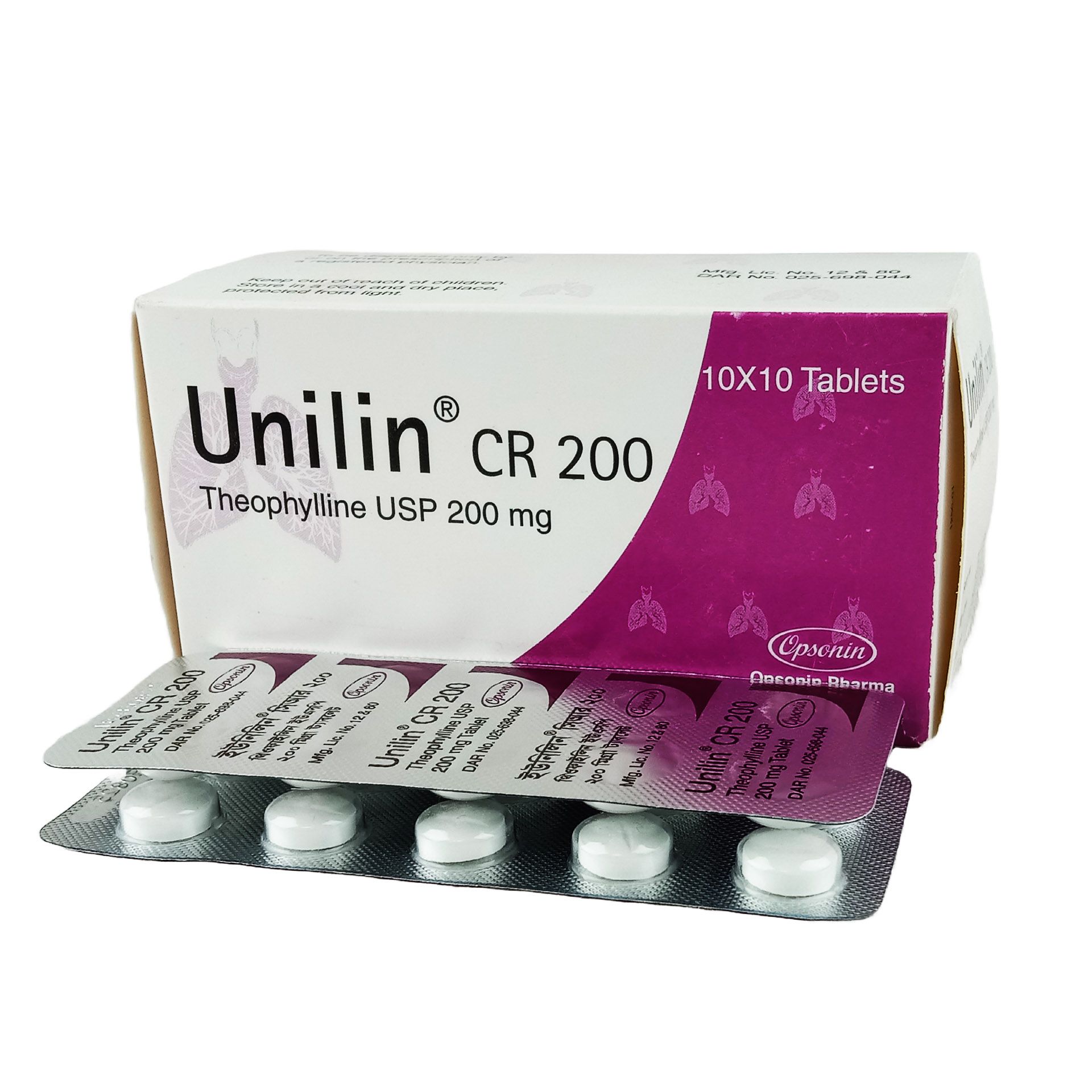 Unilin CR 200mg Tablet