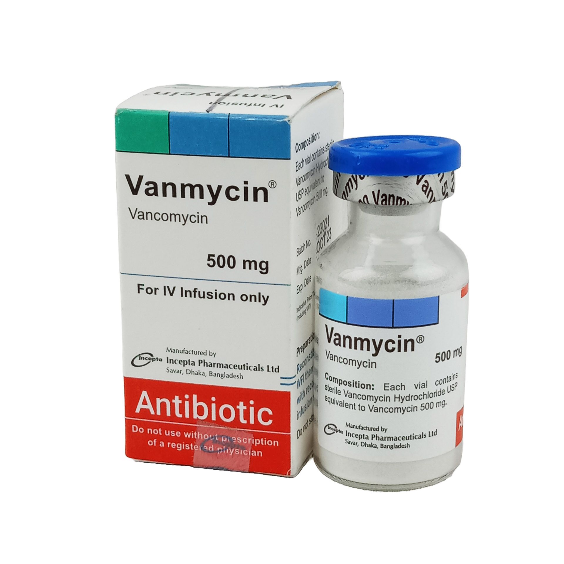 Vanmycin 500mg Injection
