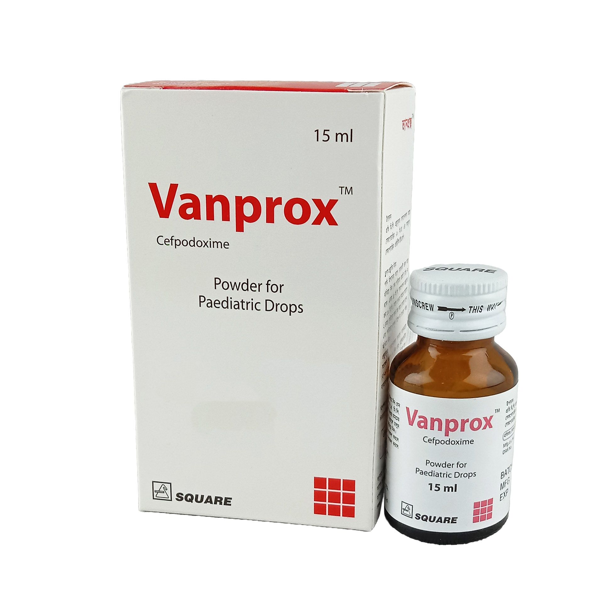 Vanprox 20mg/ml Pediatric Drops