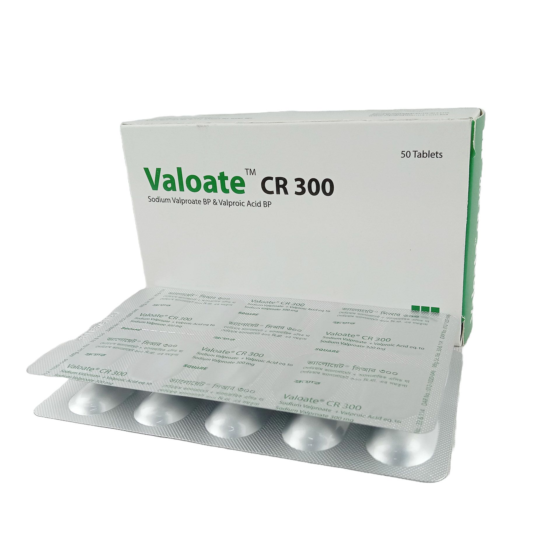 Valoate CR 300mg Tablet