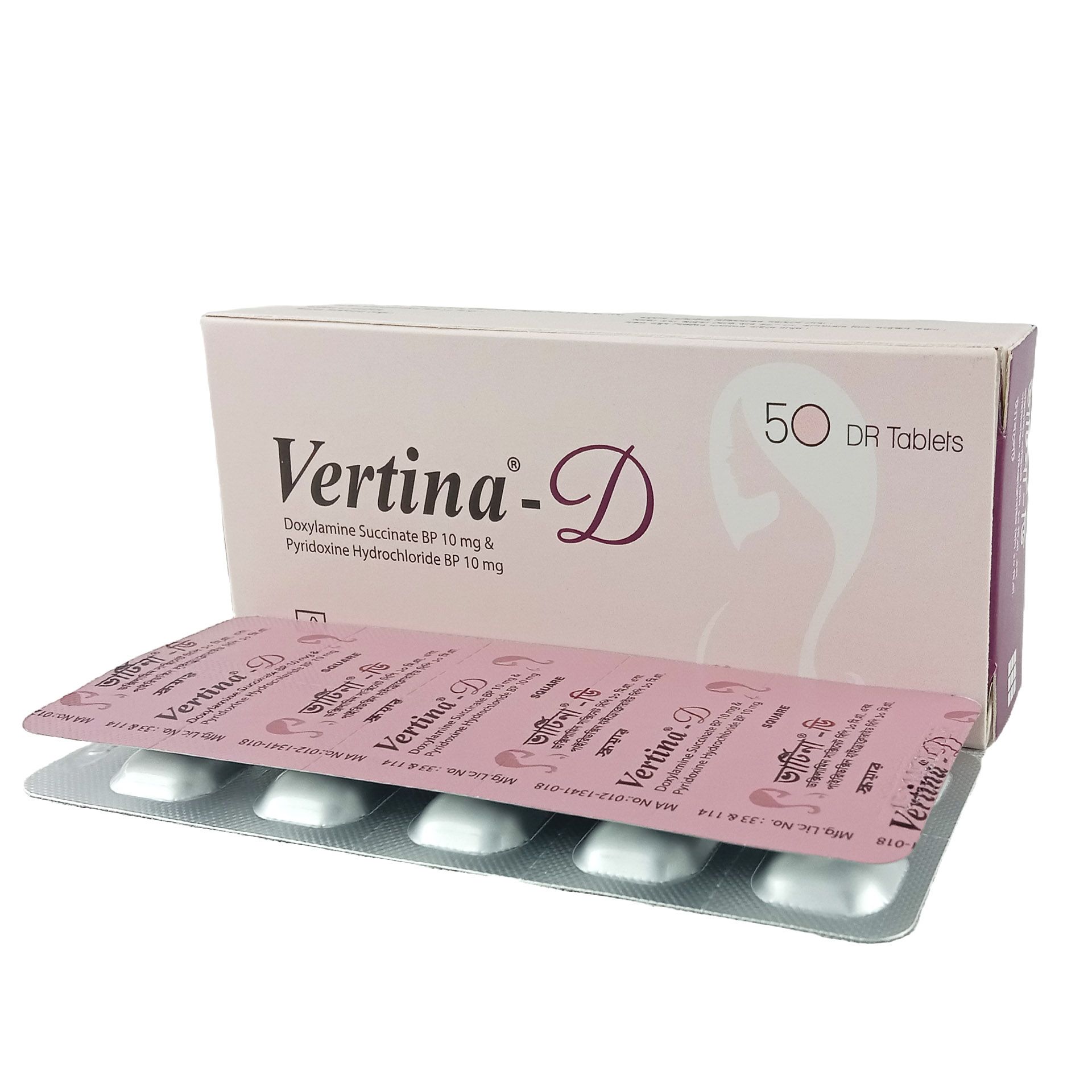 Vertina-D 10mg+10mg Tablet