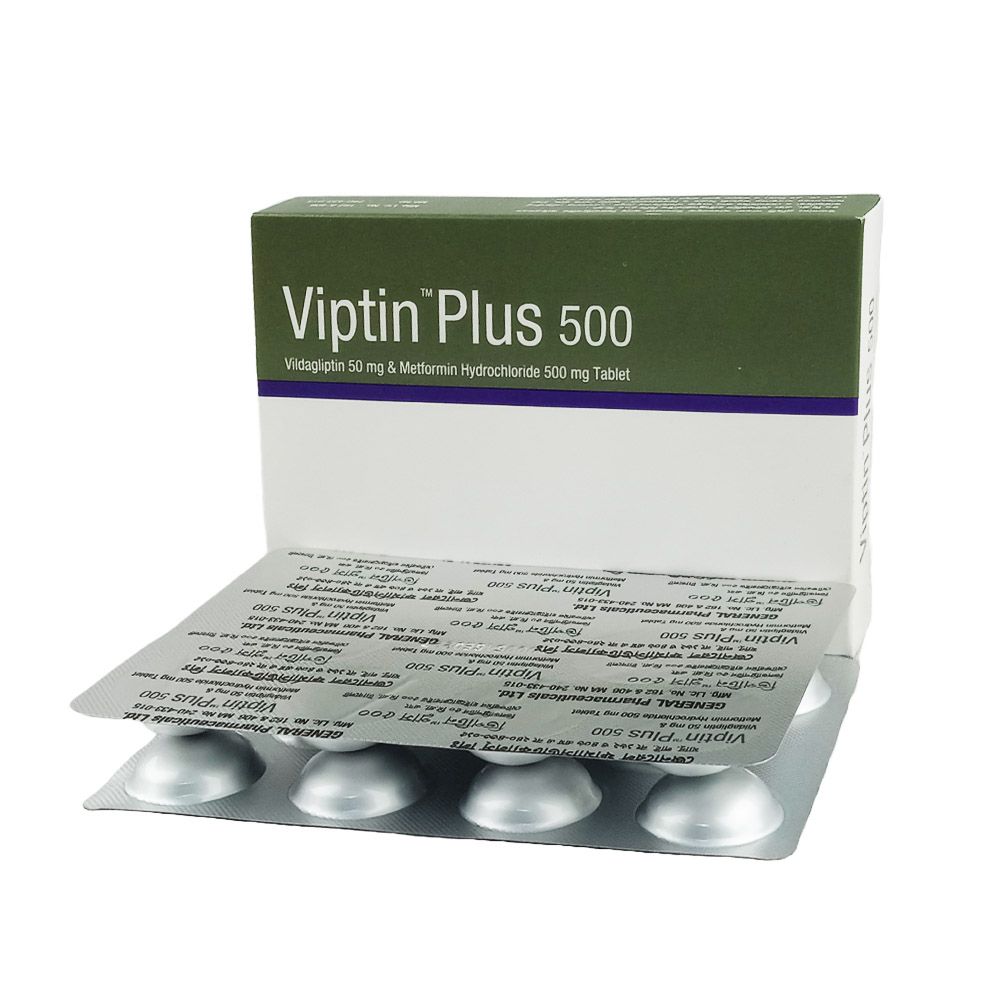 Viptin Plus 500mg+50mg Tablet