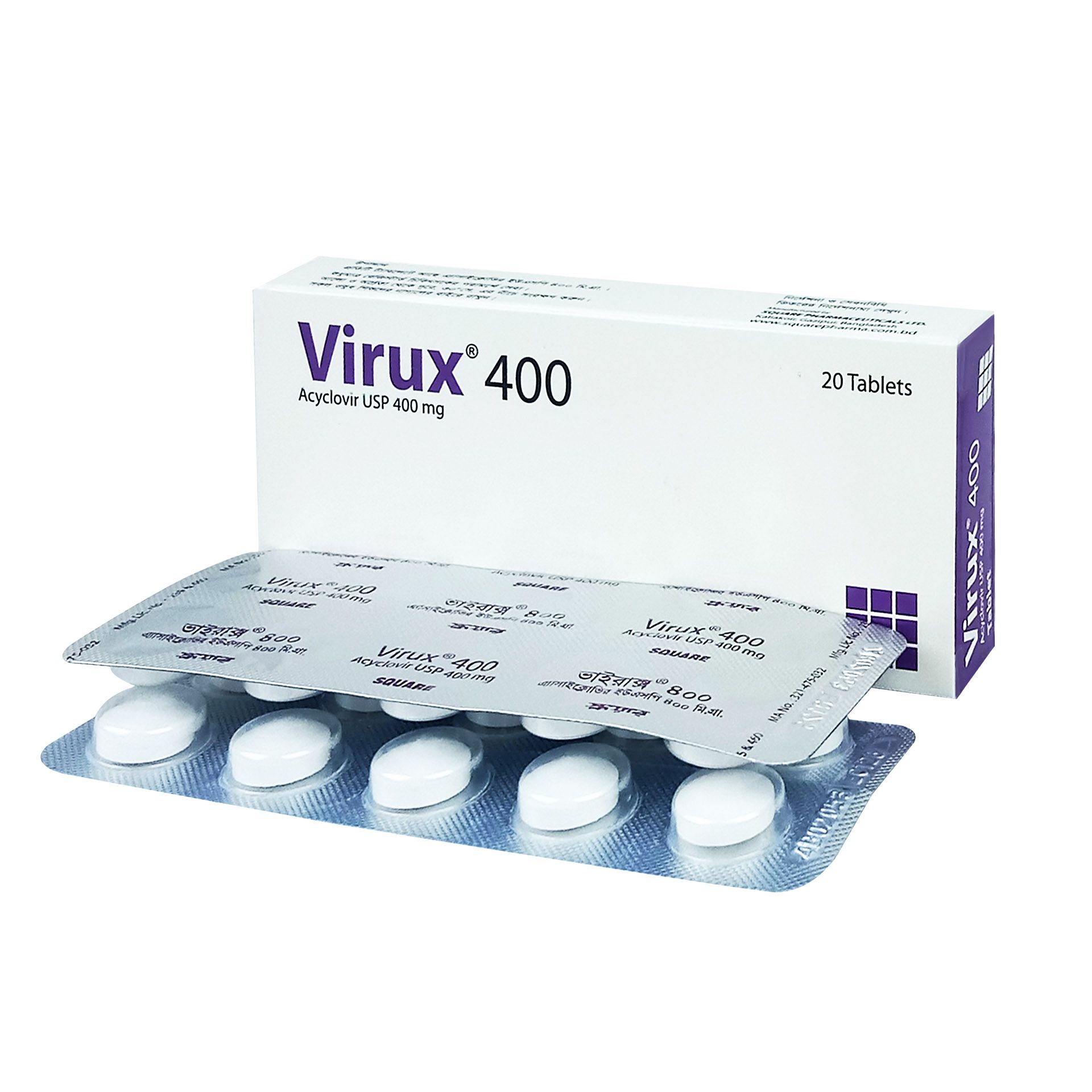 Virux 400mg Tablet