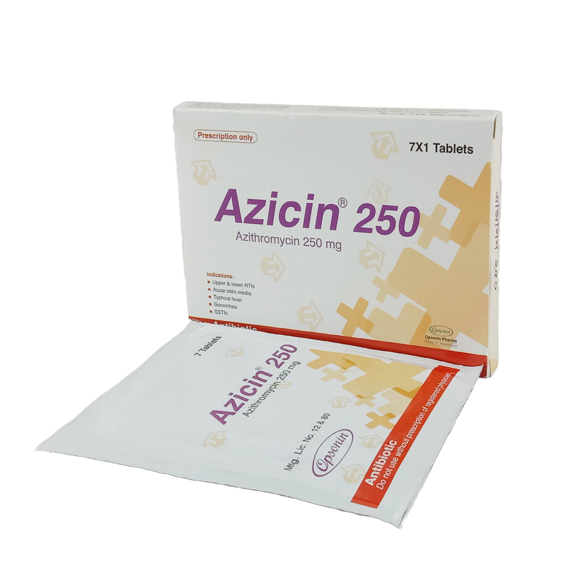 Azicin 250mg Tablet